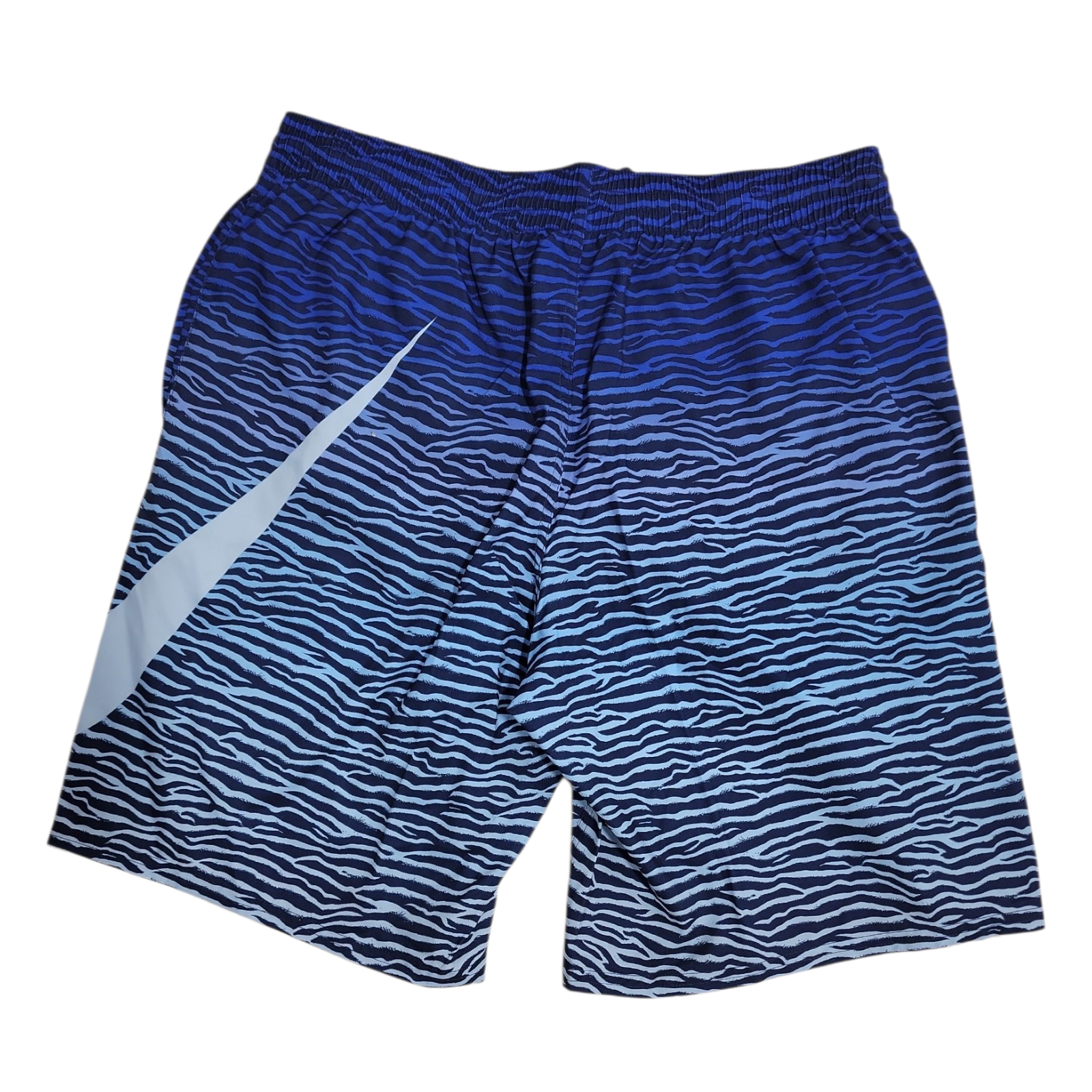 Nike Uomo Large Swoosh Graphic 9" Elastico Vita Coulisse Nuoto Corto - Foto 4 di 4