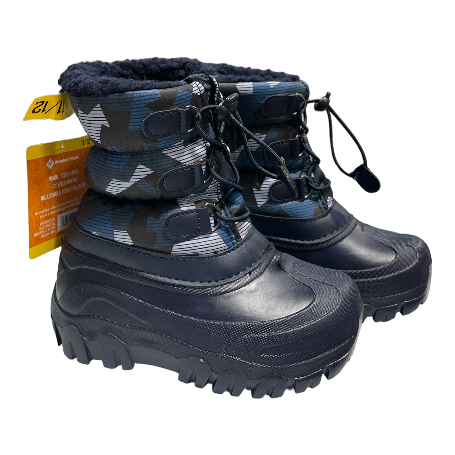 Member's Mark Boy's Pull On Insulated Snow Boots w/ Bungee Closure - Picture 10 of 17