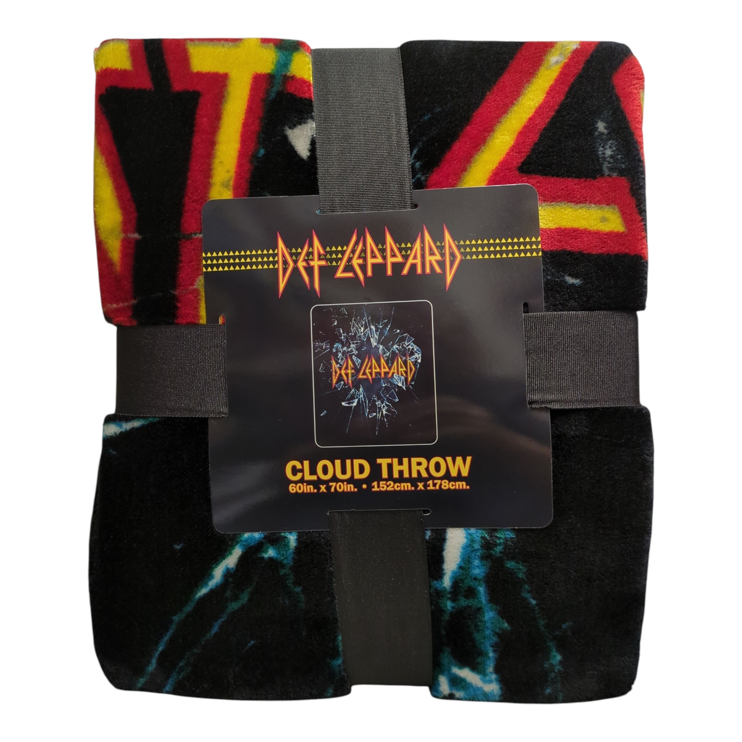 Coperta classica Rock Band di lusso in pile nuvola, 60"x70" - Foto 4 di 9