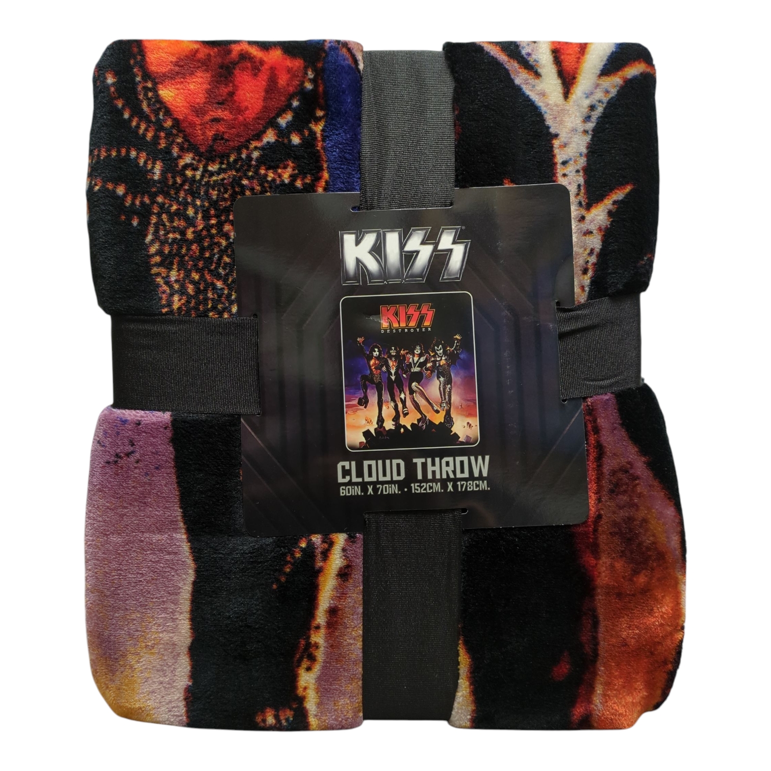 Coperta classica Rock Band di lusso in pile nuvola, 60"x70" - Foto 6 di 9