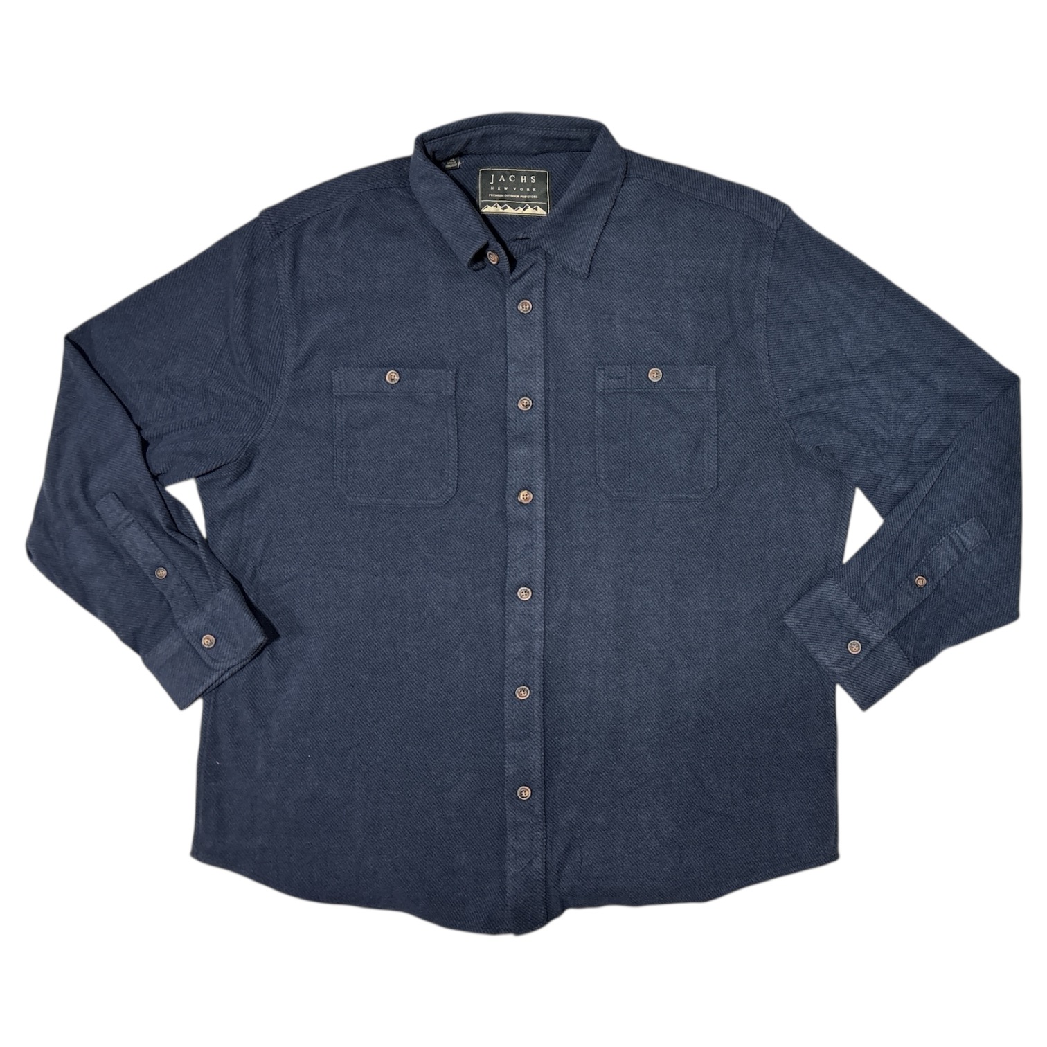 Jachs NY Men’s Relaxed Fit Soft Touch Knit Long Sleeve Shirt