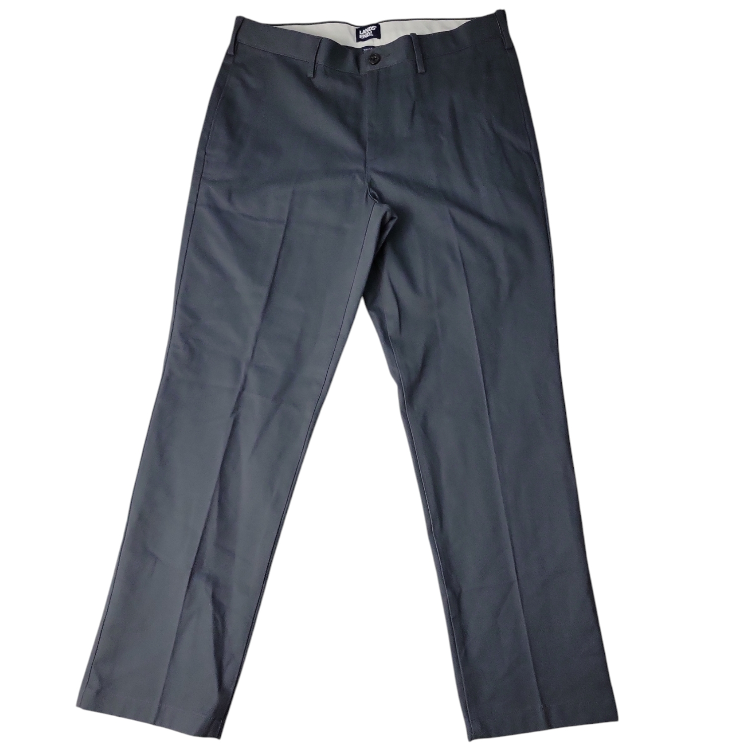 Lands End Flat Mens Front Wrinkle Resistant Chino 3290₽