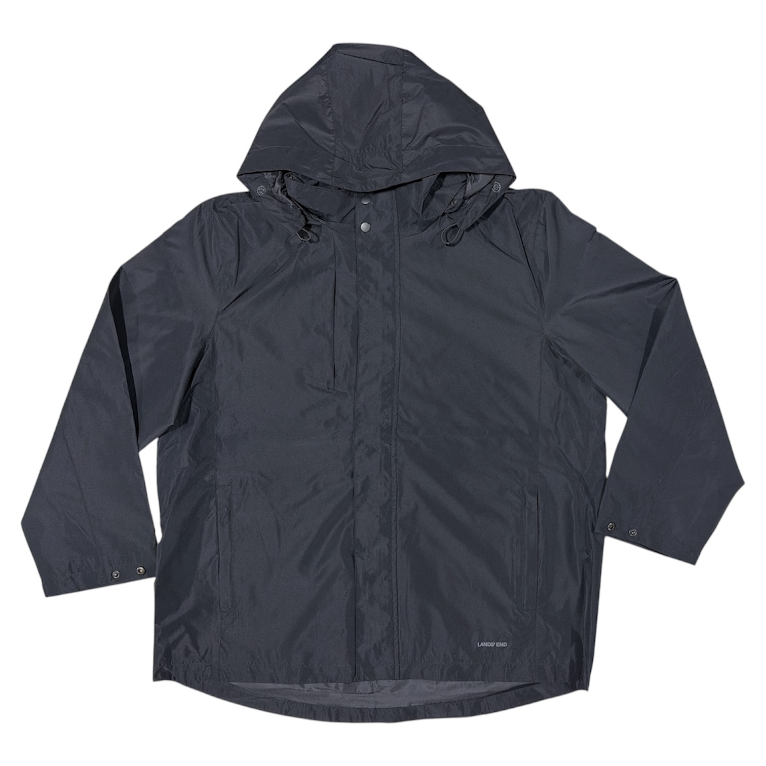 Lands‘ End Men’s Lightweight Breathable Regular Fit Rain Jacket