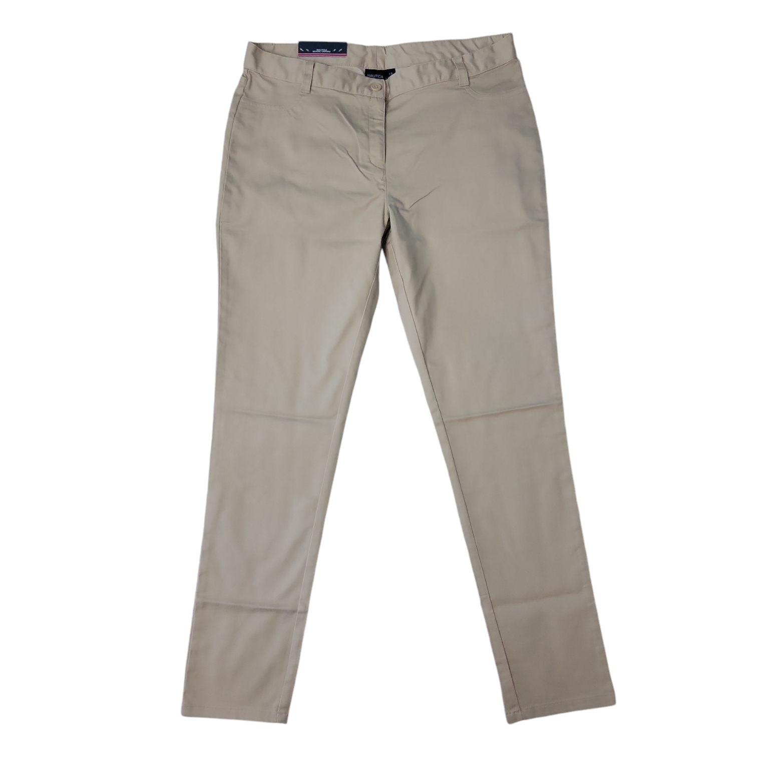 Nautica Juniors Zip & Button Closure Adjustable Waistband Uniform Pant - Picture 6 of 6