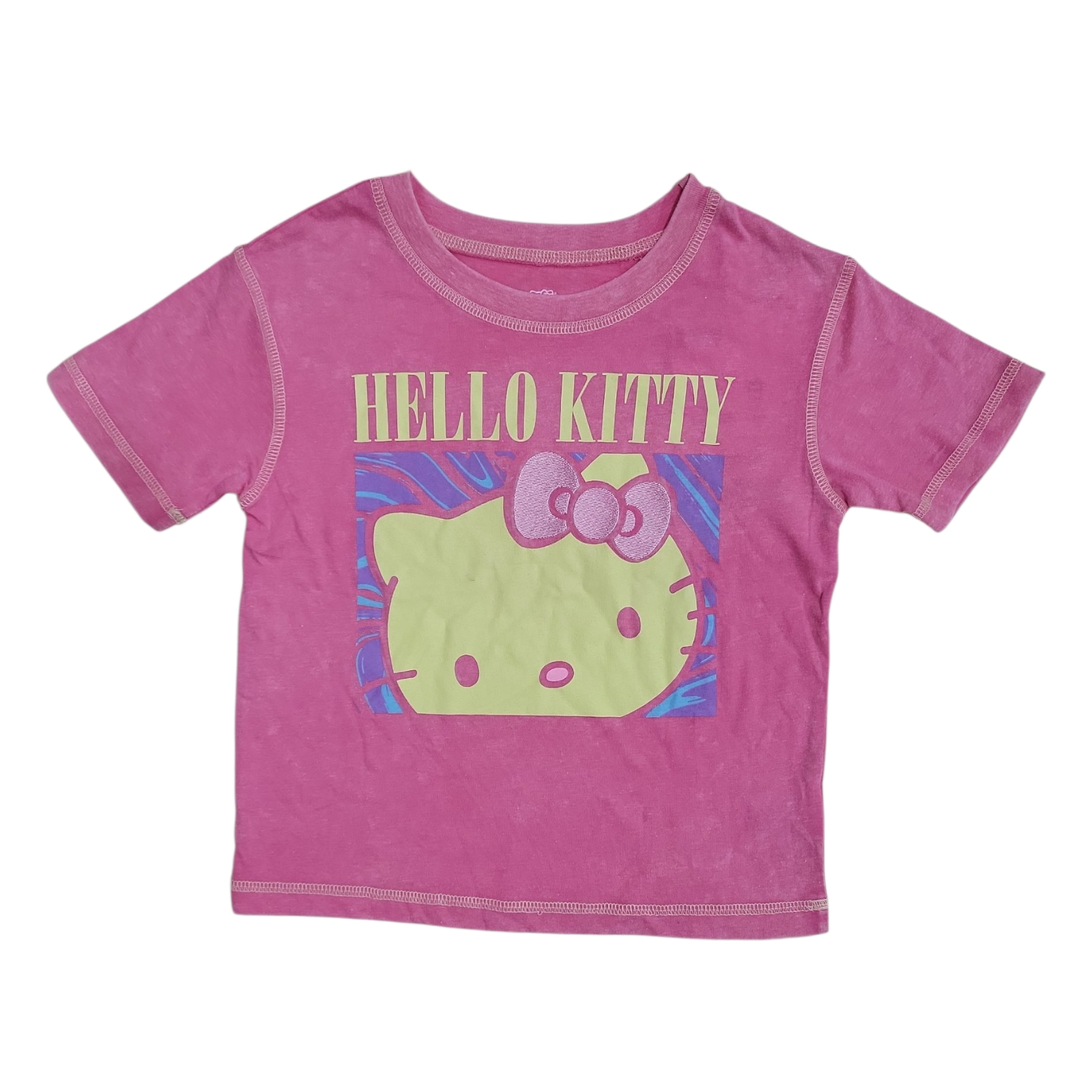 Character Kids Girls Crewneck Vintage Short Sleeve Graphic Tee - Picture 5 of 8