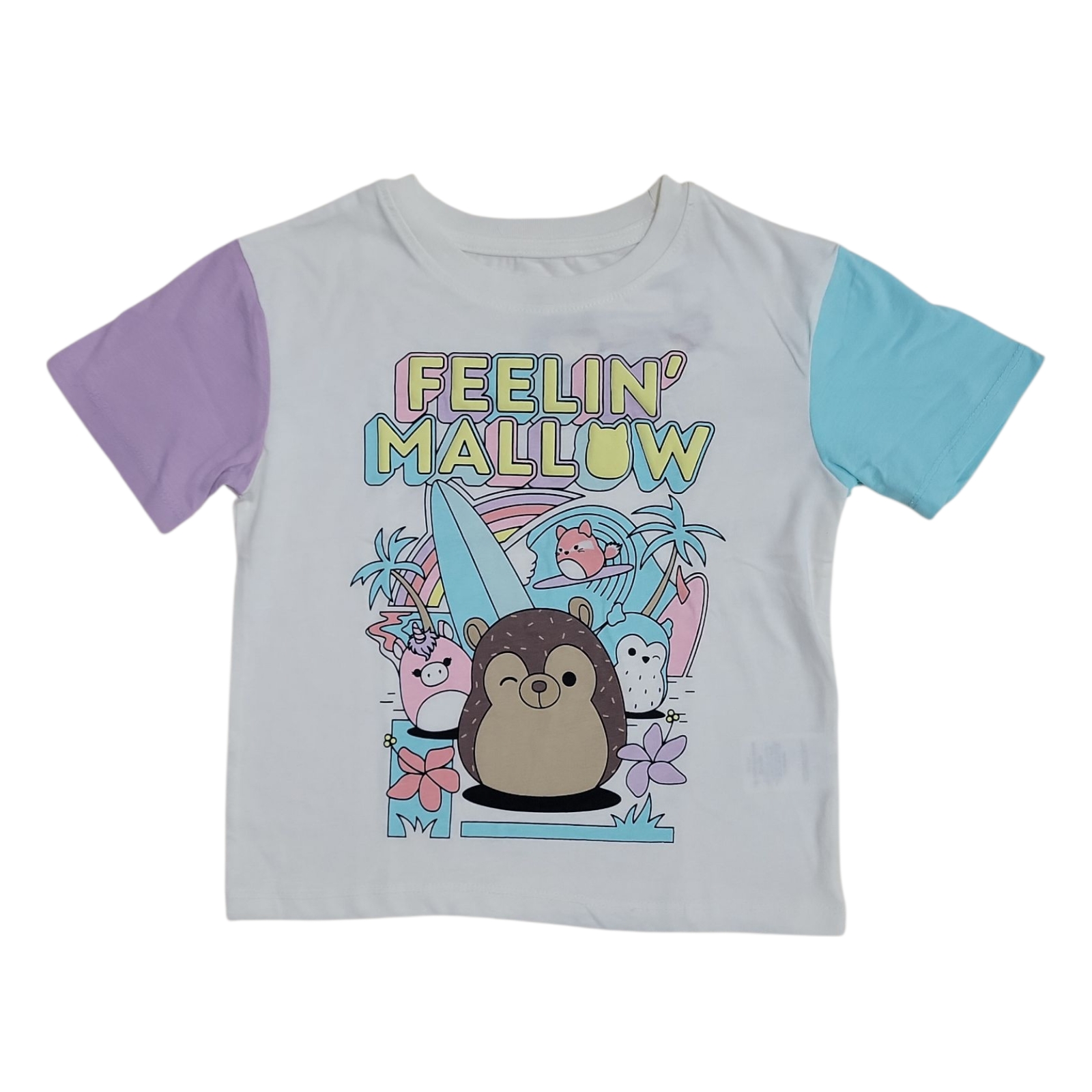Character Kids Girls Crewneck Vintage Short Sleeve Graphic Tee - Picture 6 of 8