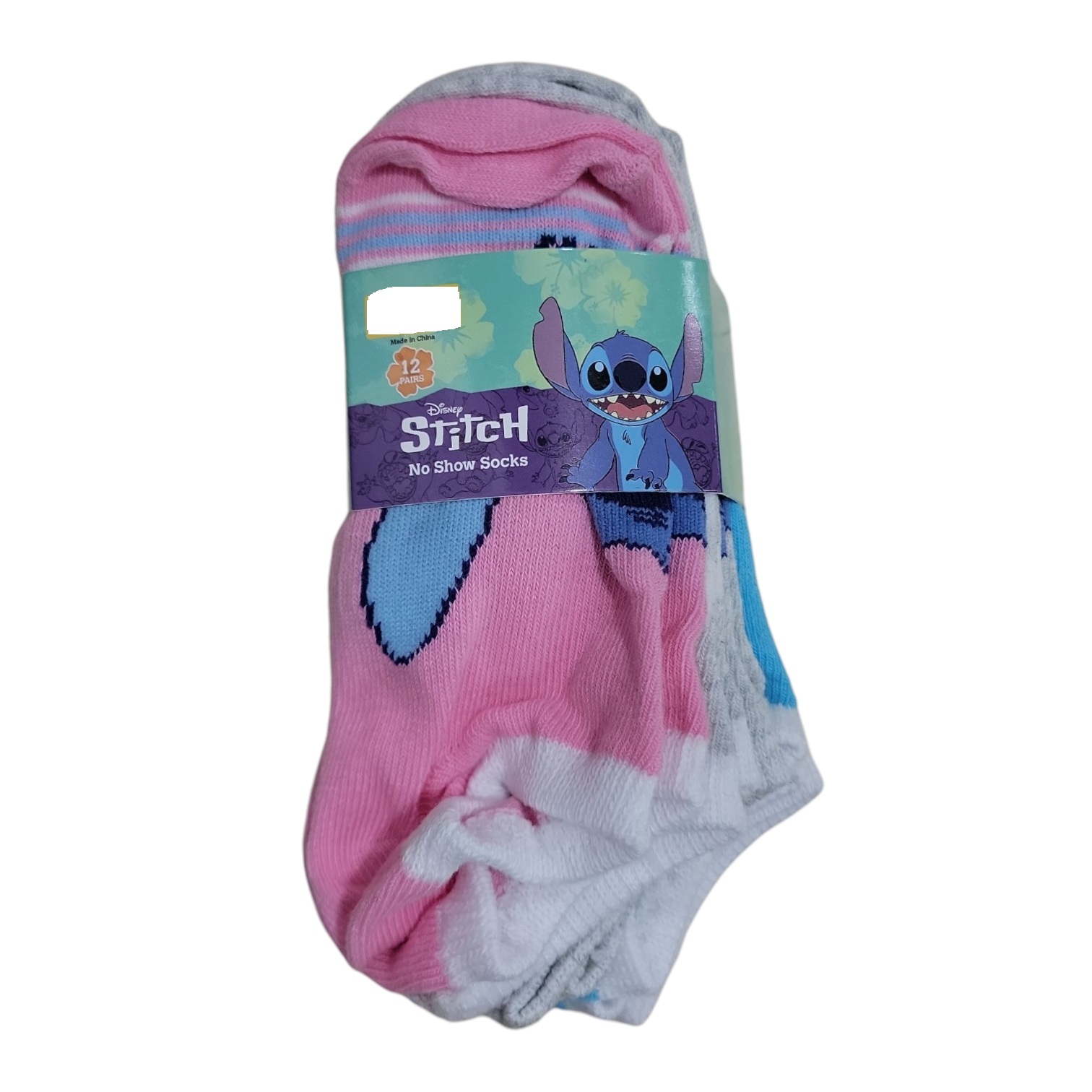 Character Girls 12-Pack Soft & Breathable No-Show Sock - Picture 5 of 6