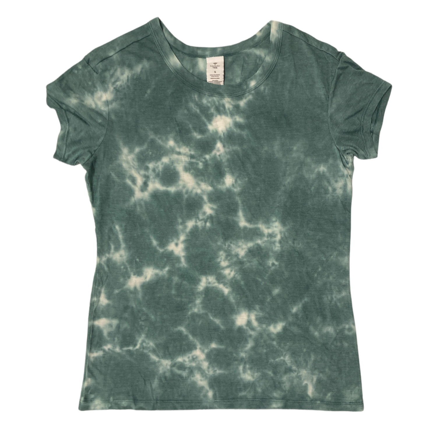 Member's Mark Damen Relaxed Fit Kurzarm Luxe Batik T-Shirt - Bild 3 von 5