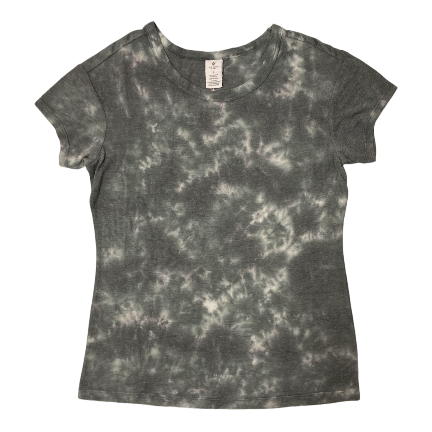 Member's Mark Damen Relaxed Fit Kurzarm Luxe Batik T-Shirt - Bild 4 von 5