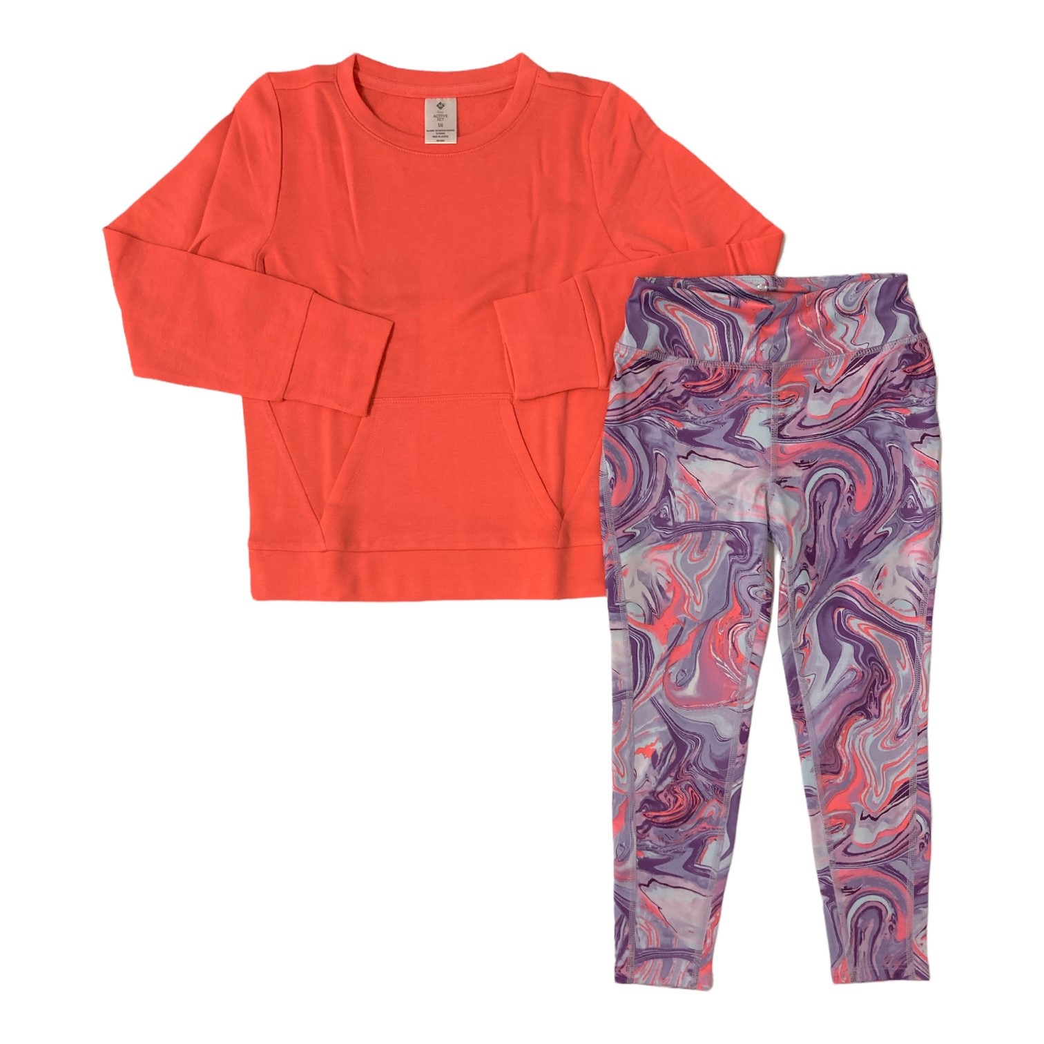 Member's Mark Girls Relaxed Fit 2 Piece Spring Active Set - Picture 3 of 5