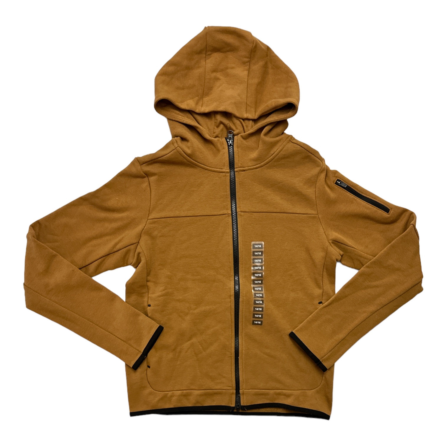 Member's Mark Boy's 4-Way Stretch Everyday Full Zip Hoodie Jacket - Picture 6 of 6