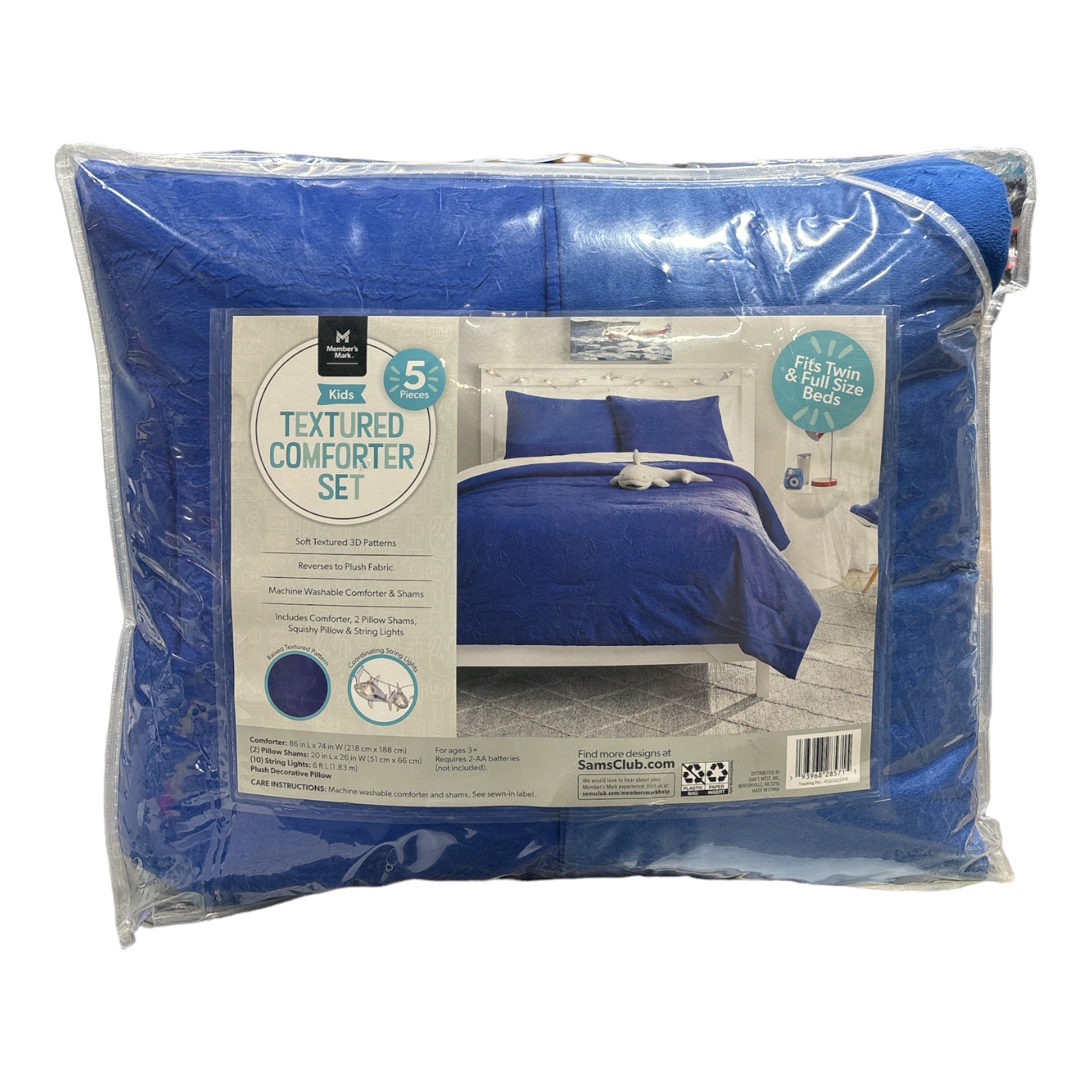 Участники отмечают Детский текстурированный комфортный комплект с мягкой подушкой и гирляндами 6290₽