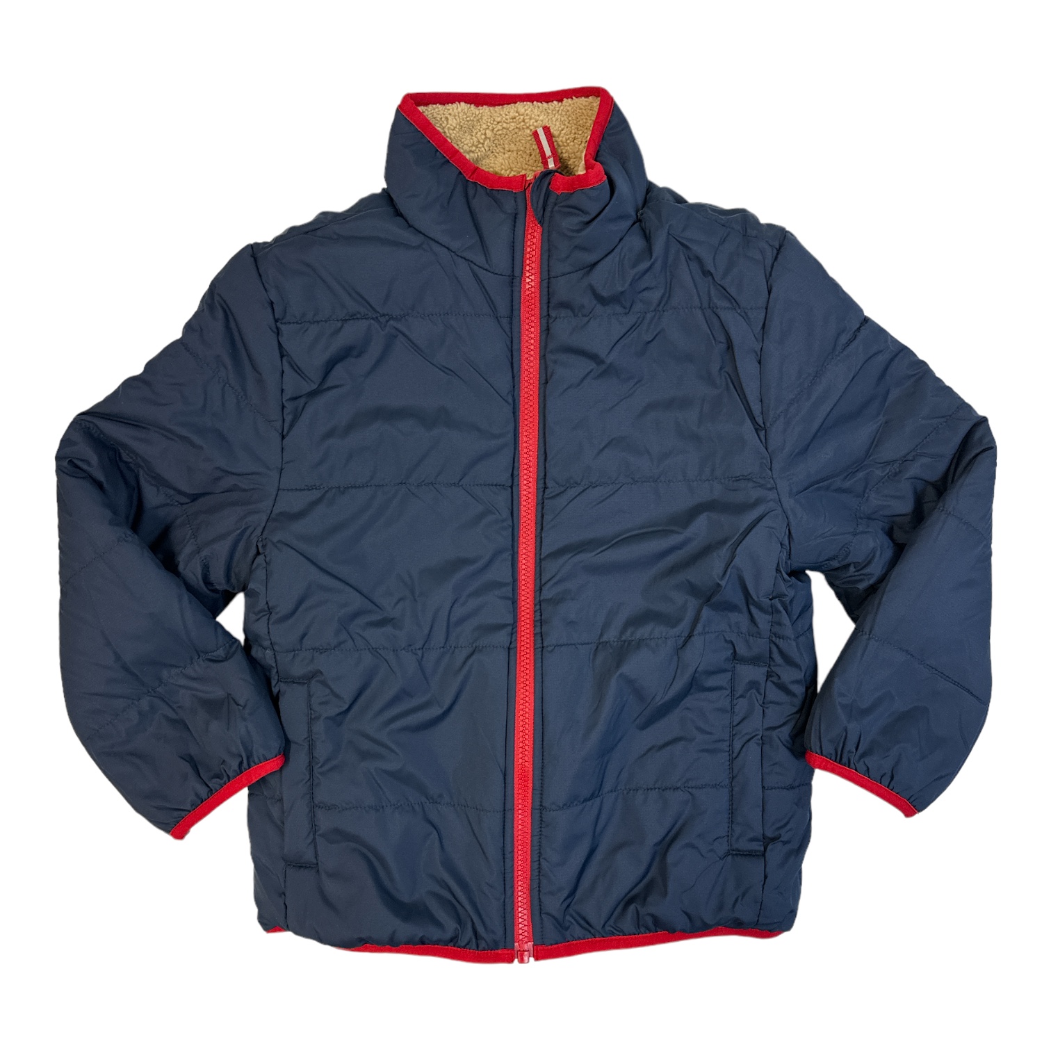 Member's Mark Boy's Regular Fit Full-Zip Fleece Reversible Jacket - Picture 3 of 3