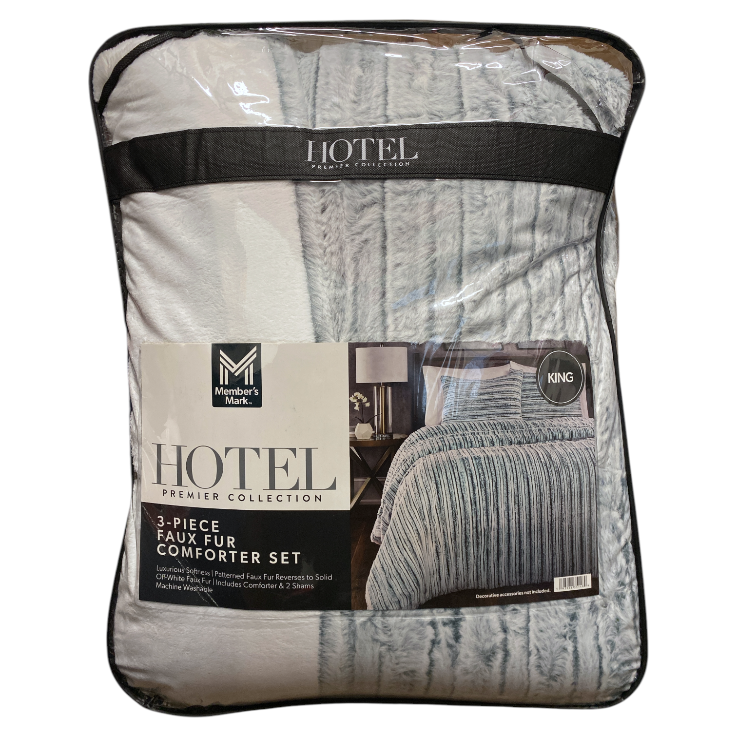 Участники отмечают 3шт Комплект постельного белья из искусственного меха Hotel Premier Collection King 15390₽