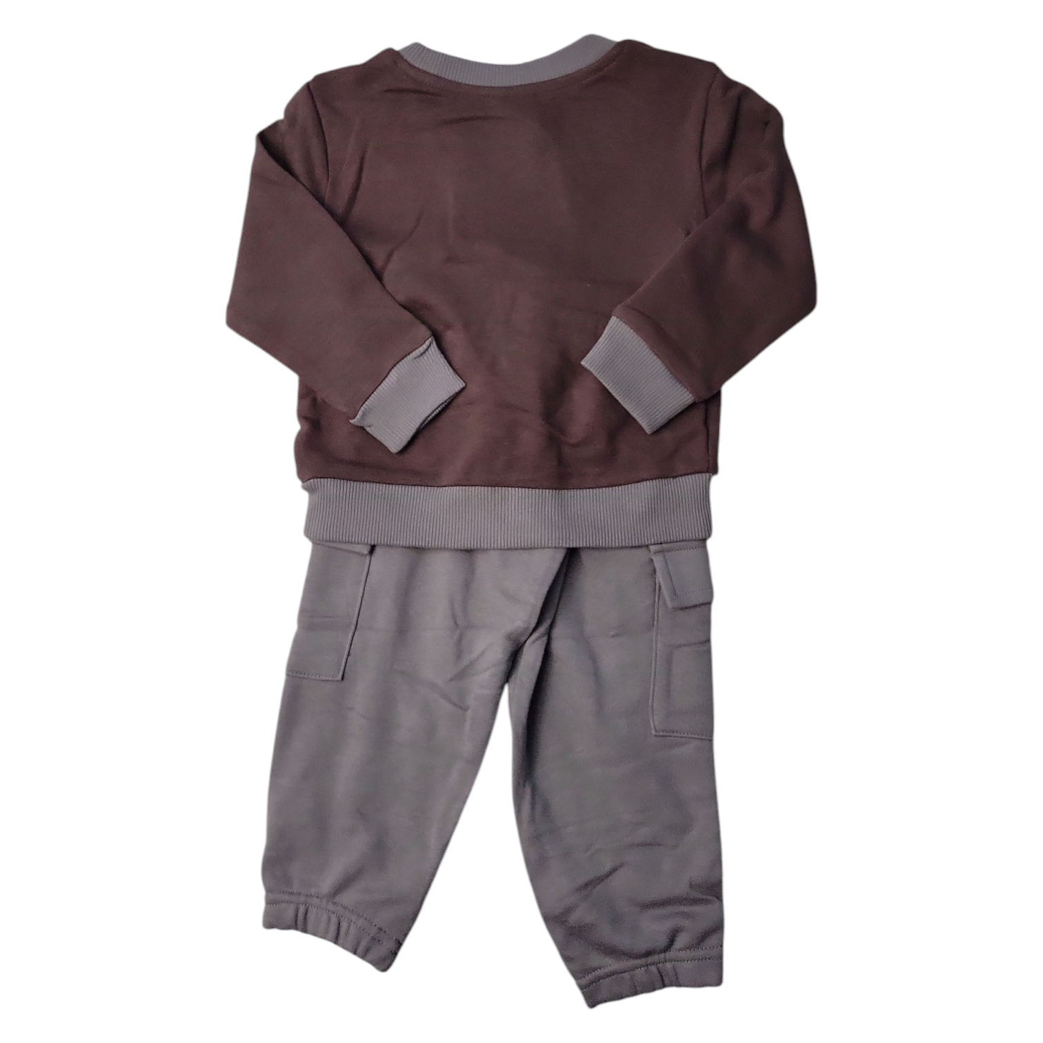 Member's Mark Boys 2-Piece Long-Sleeve Shirt Jogger Playwear Set - Picture 6 of 10