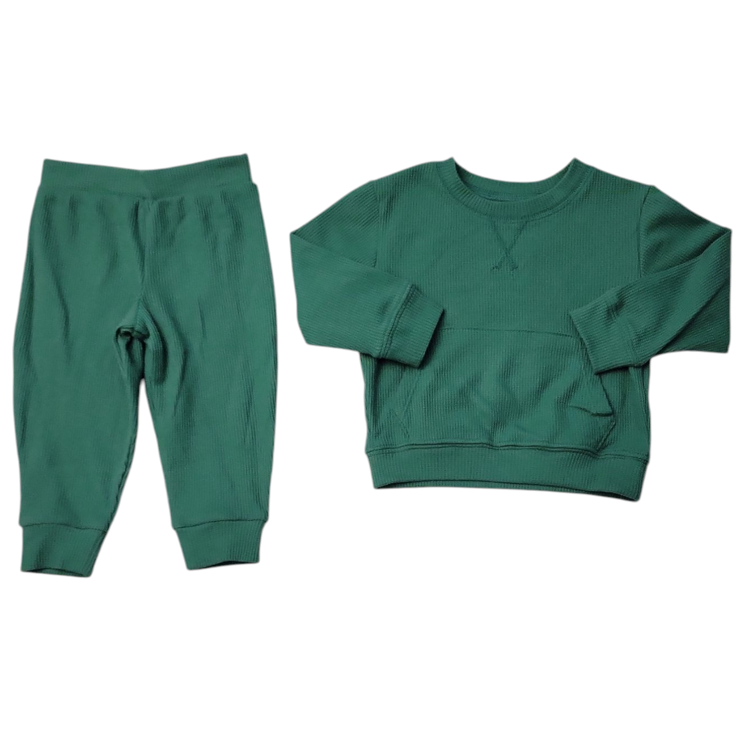 Member's Mark Girls 2-Piece Long-Sleeve Shirt Jogger Playwear Set - Picture 2 of 15