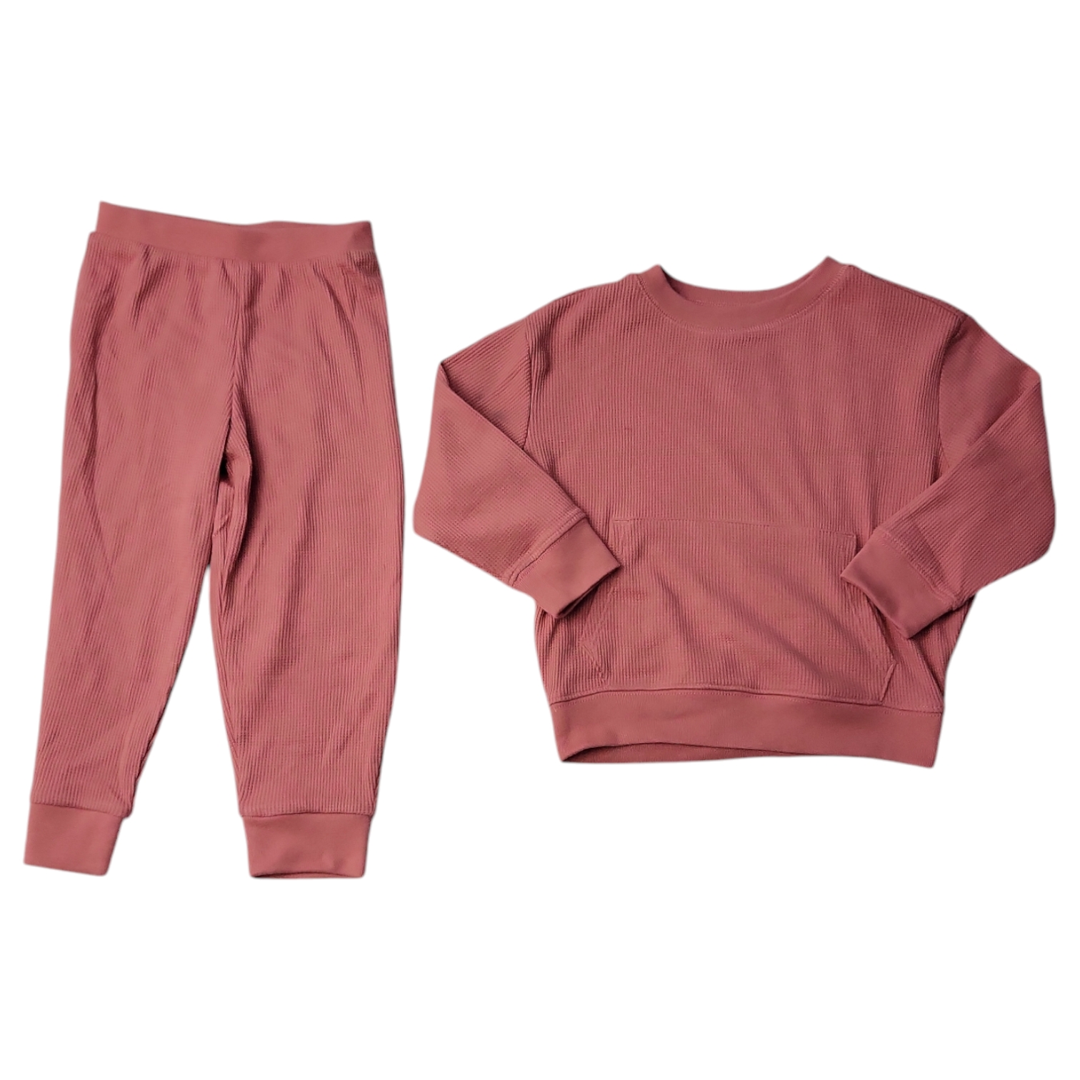 Member's Mark Girls 2-Piece Long-Sleeve Shirt Jogger Playwear Set - Picture 9 of 15