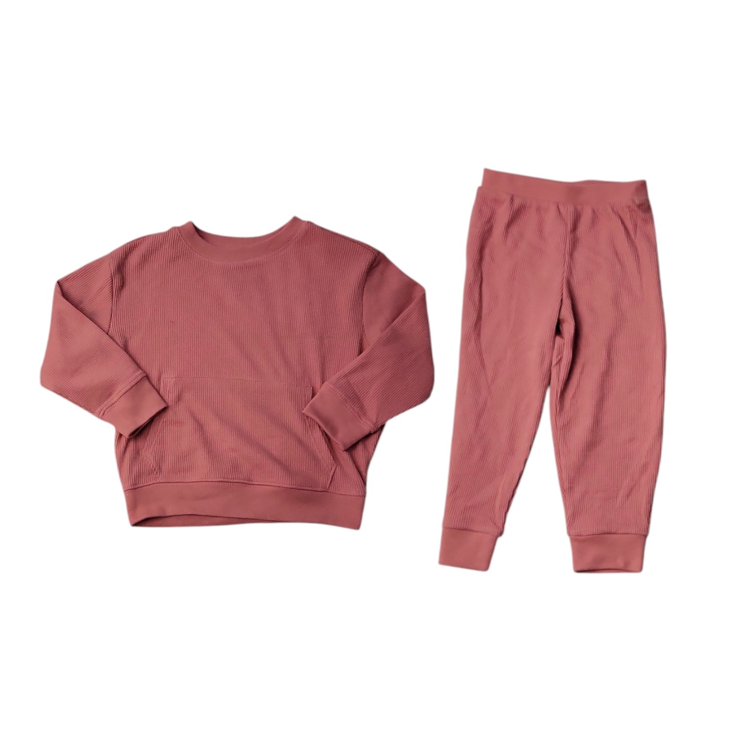 Member's Mark Girls 2-Piece Long-Sleeve Shirt Jogger Playwear Set - Picture 8 of 15