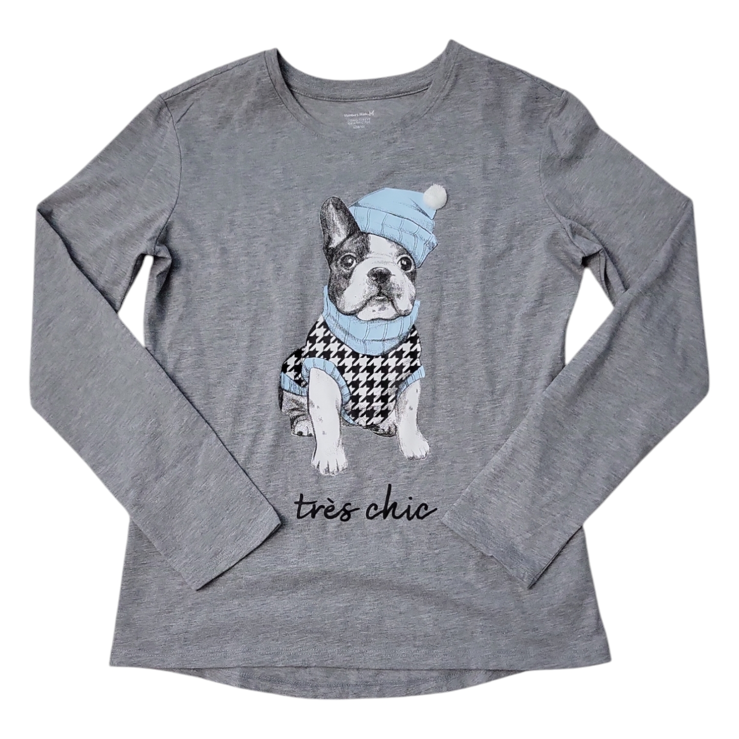 Member's Mark Round Neck Comfort Easy Care Long Sleeve Graphic Tee - Picture 11 of 12