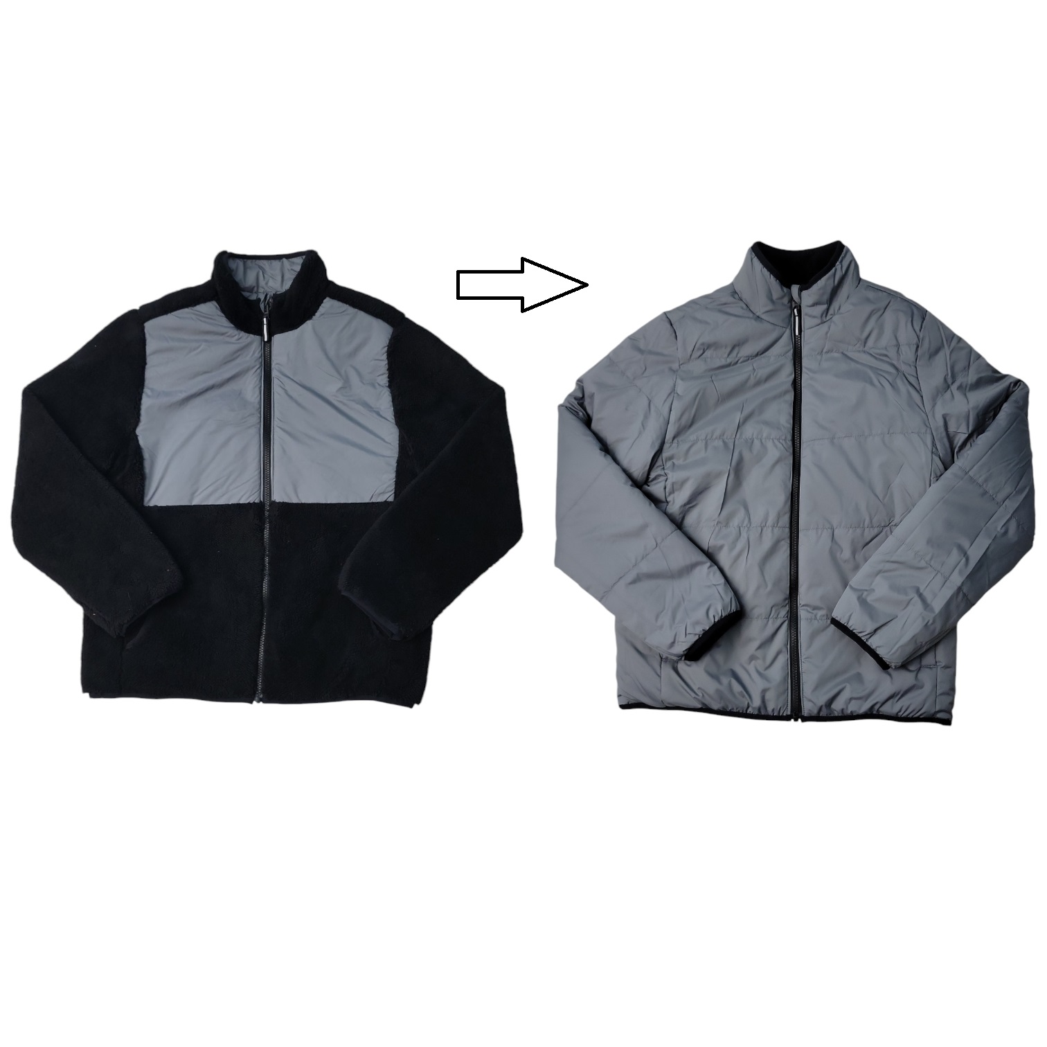 Двусторонняя флисовая куртка Members Mark для мальчиков на молнии 4290₽