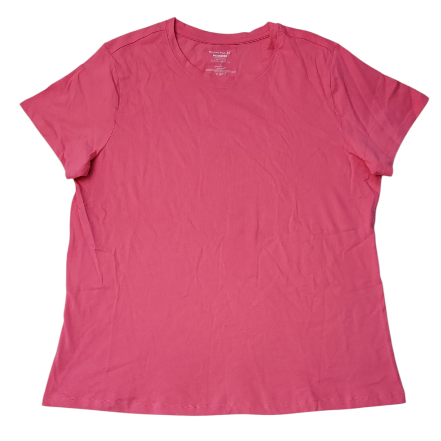 Members Mark Women's Essential Short Sleeve Relaxed Fit Crewneck Tee - 第 16/25 張圖片