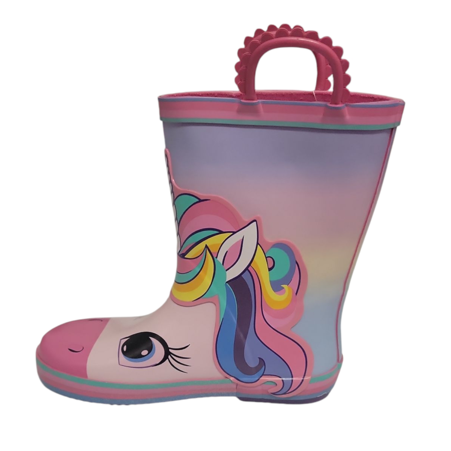 Member's Mark Toddler Girls Waterproof Rubber Rain Boot