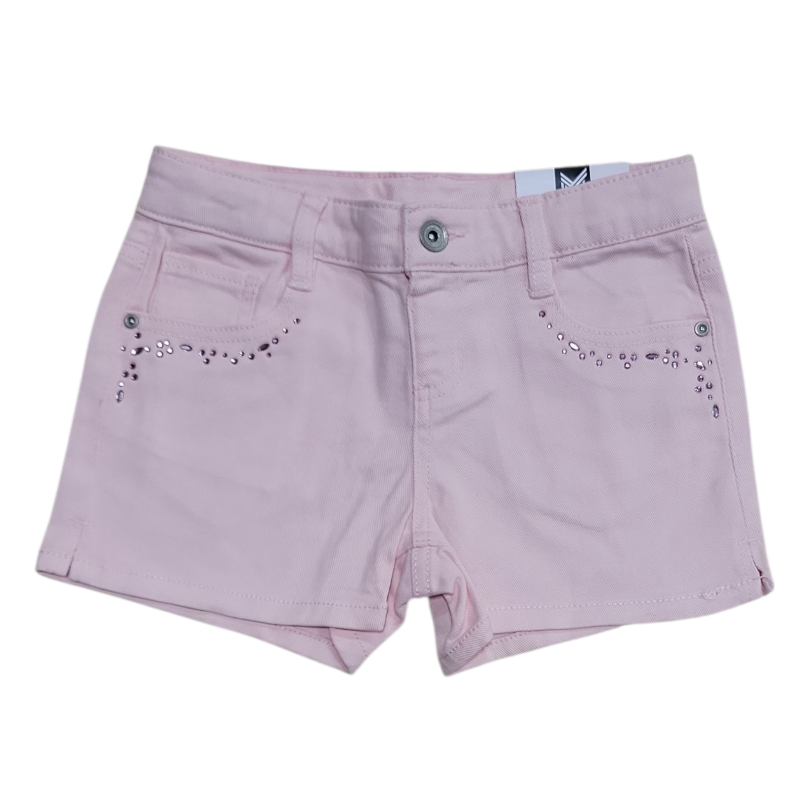 Member's Mark Girls Stretch Adjustable Waistband Denim Short - Picture 6 of 7