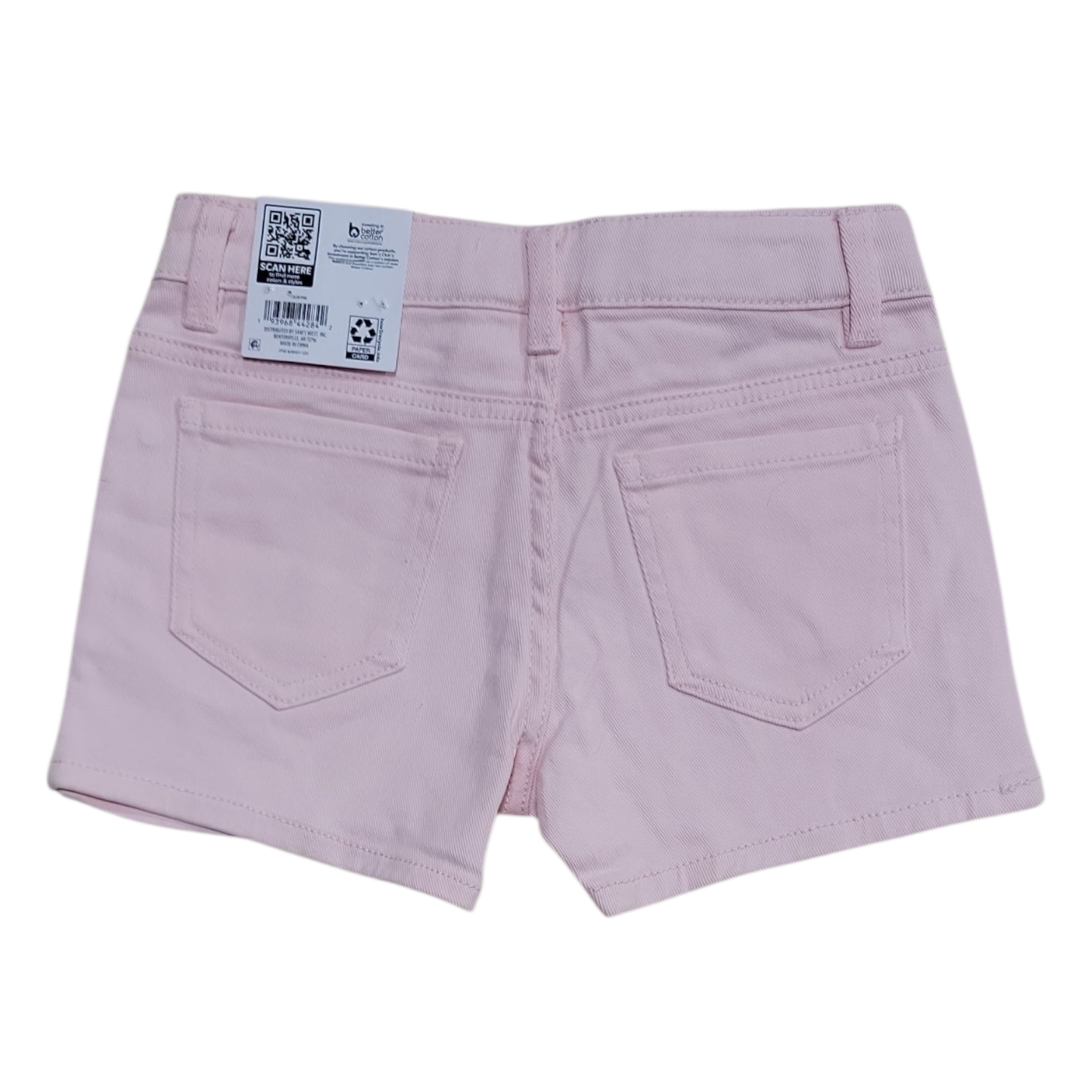 Member's Mark Girls Stretch Adjustable Waistband Denim Short - Picture 7 of 7