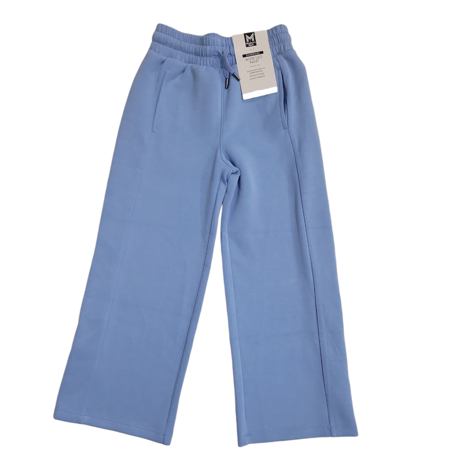 Member's Mark Girls Sandwash Moisture Wicking Wide Leg Pant - Picture 6 of 10