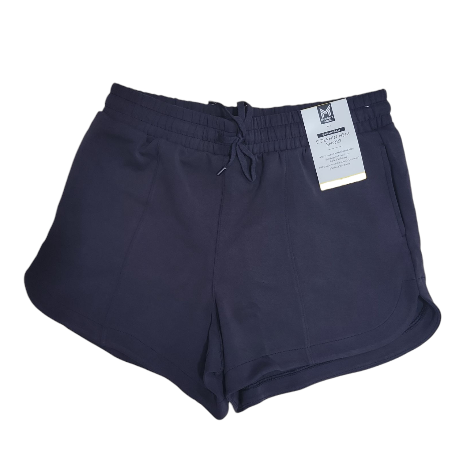 Member’s Mark Women’s Soft Sandwash Pockets Dolphin Hem Short