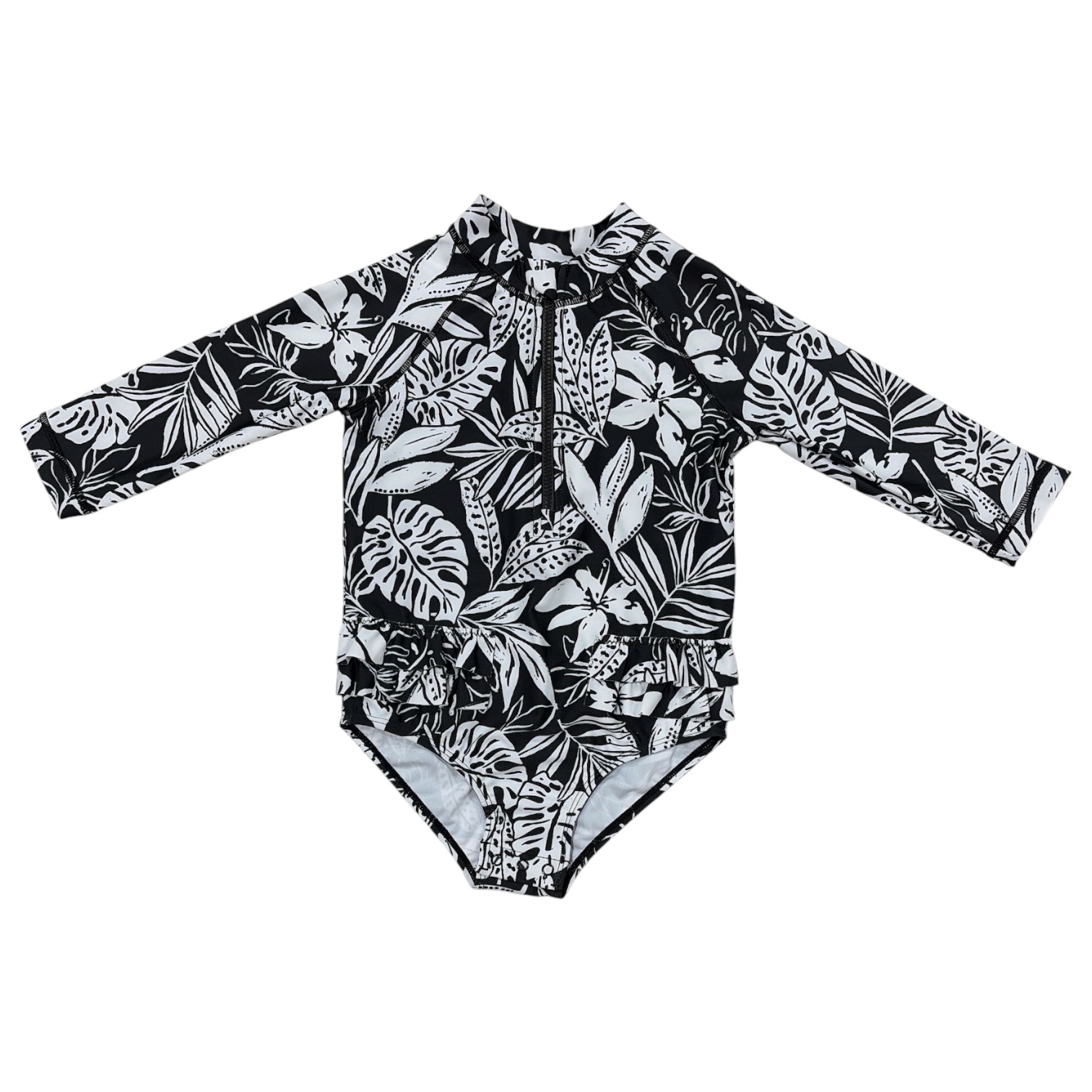 Member’s Mark Baby Girls UPF 50+ Rashguard One-Piece Swimsuit