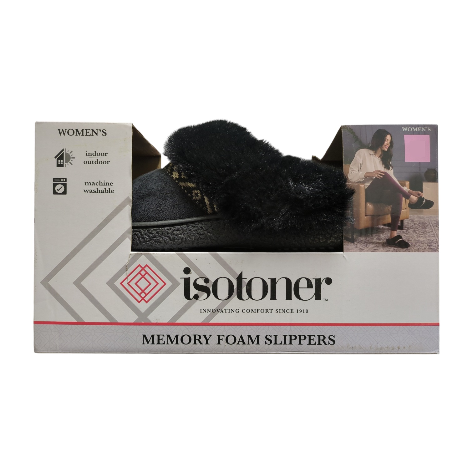 - Isotoner Womens Memory Foam Classic Comfort 3890₽