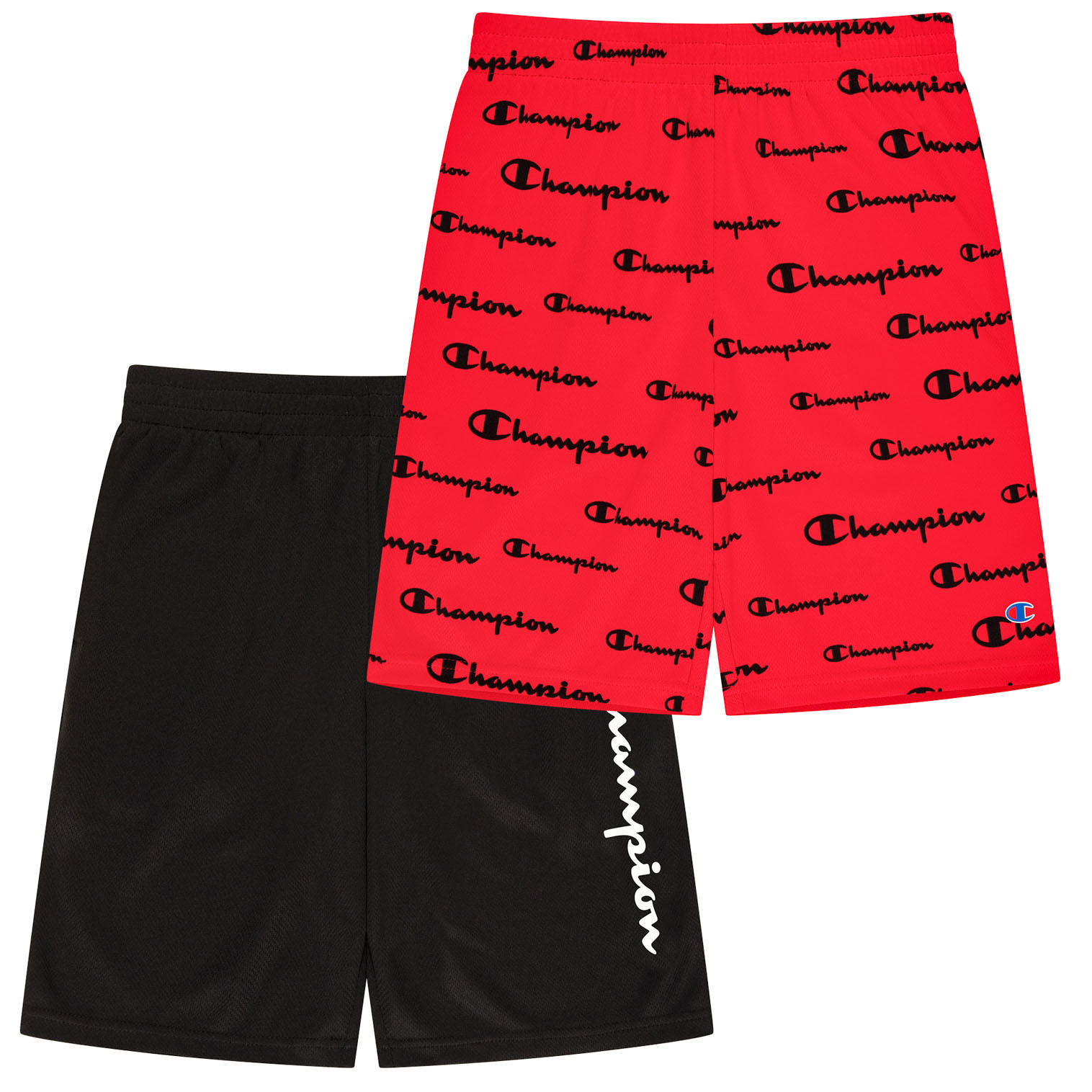 Champion Boy's Moisture Wicking UPF 30 Active Shorts, 2 Pack - Picture 6 of 7