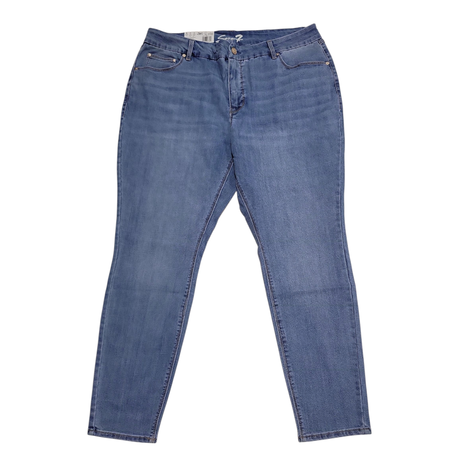 Seven7 Women’s Tummyless Comfort Slimming Stretch High Rise Jean