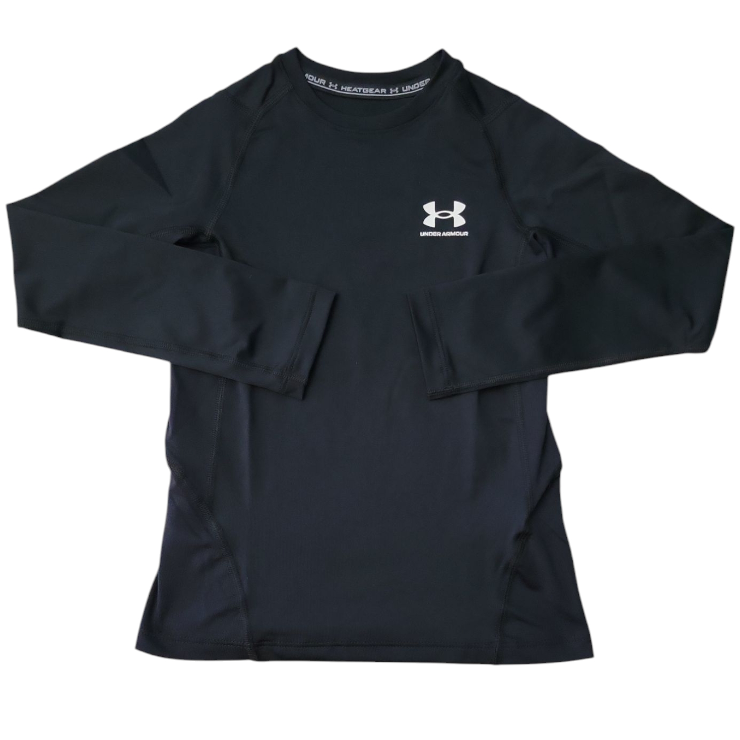 Under Armour Boy's HeatGear Armour Stretch Long Sleeve Shirt - Picture 4 of 8