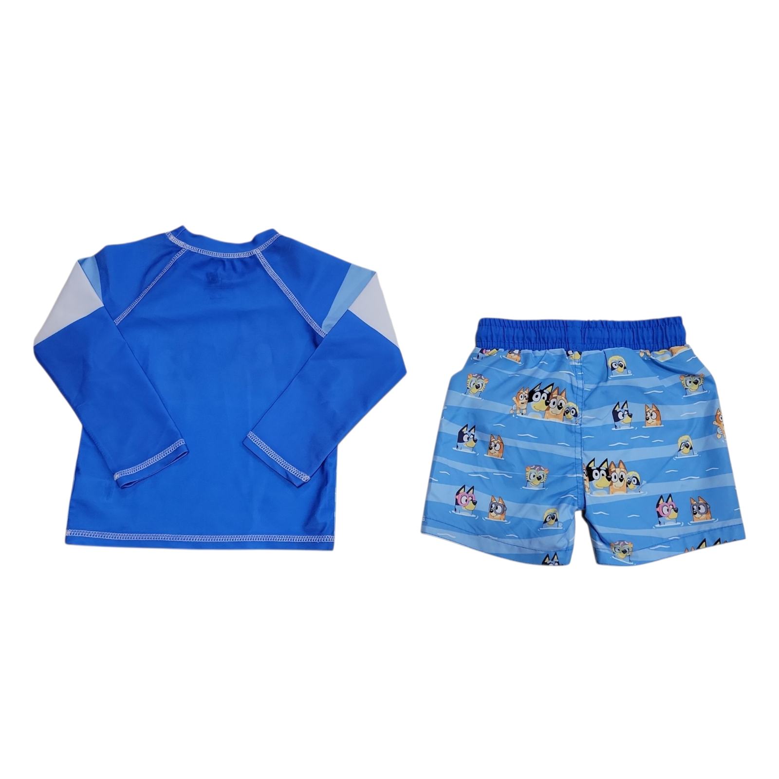 Character Toddler Boys 2-Piece Rashguard and Swim Trunk Set - Picture 3 of 9