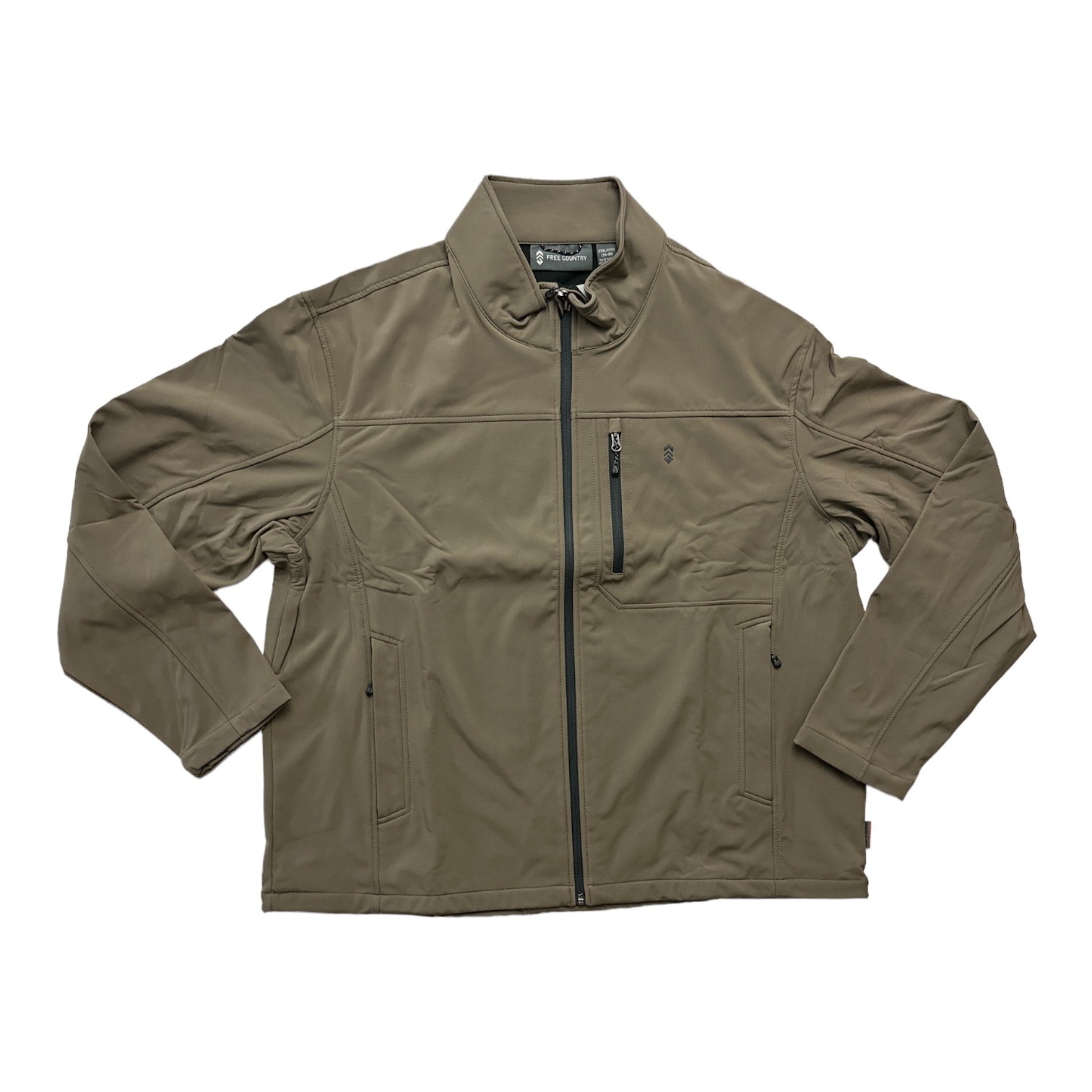 Free Country Men's 4-Way Stretch Super Softshell 3-Layer Jacket