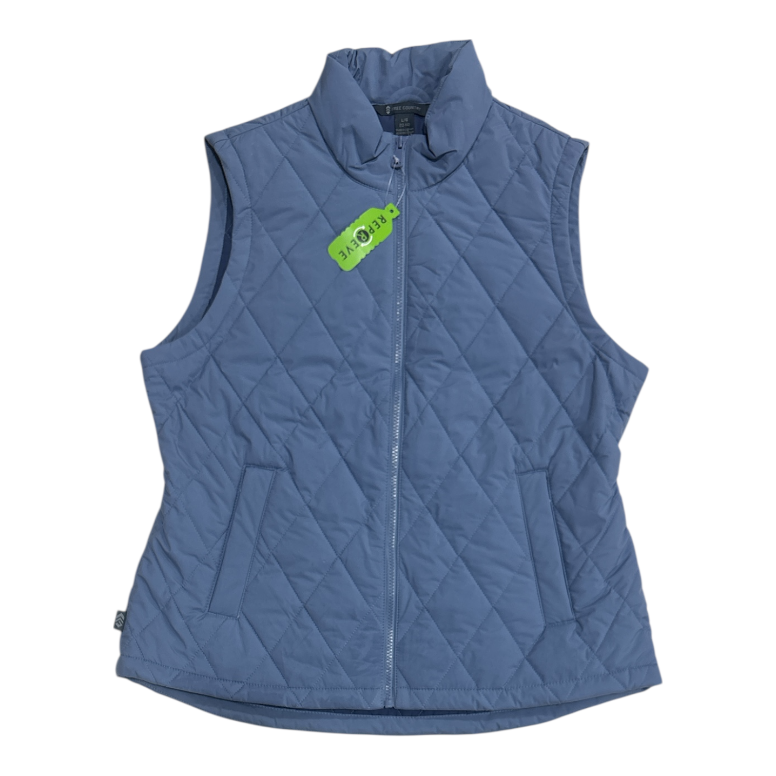 Free Country Women’s Lightweight Zip Up Quilted Vest w/ Pockets