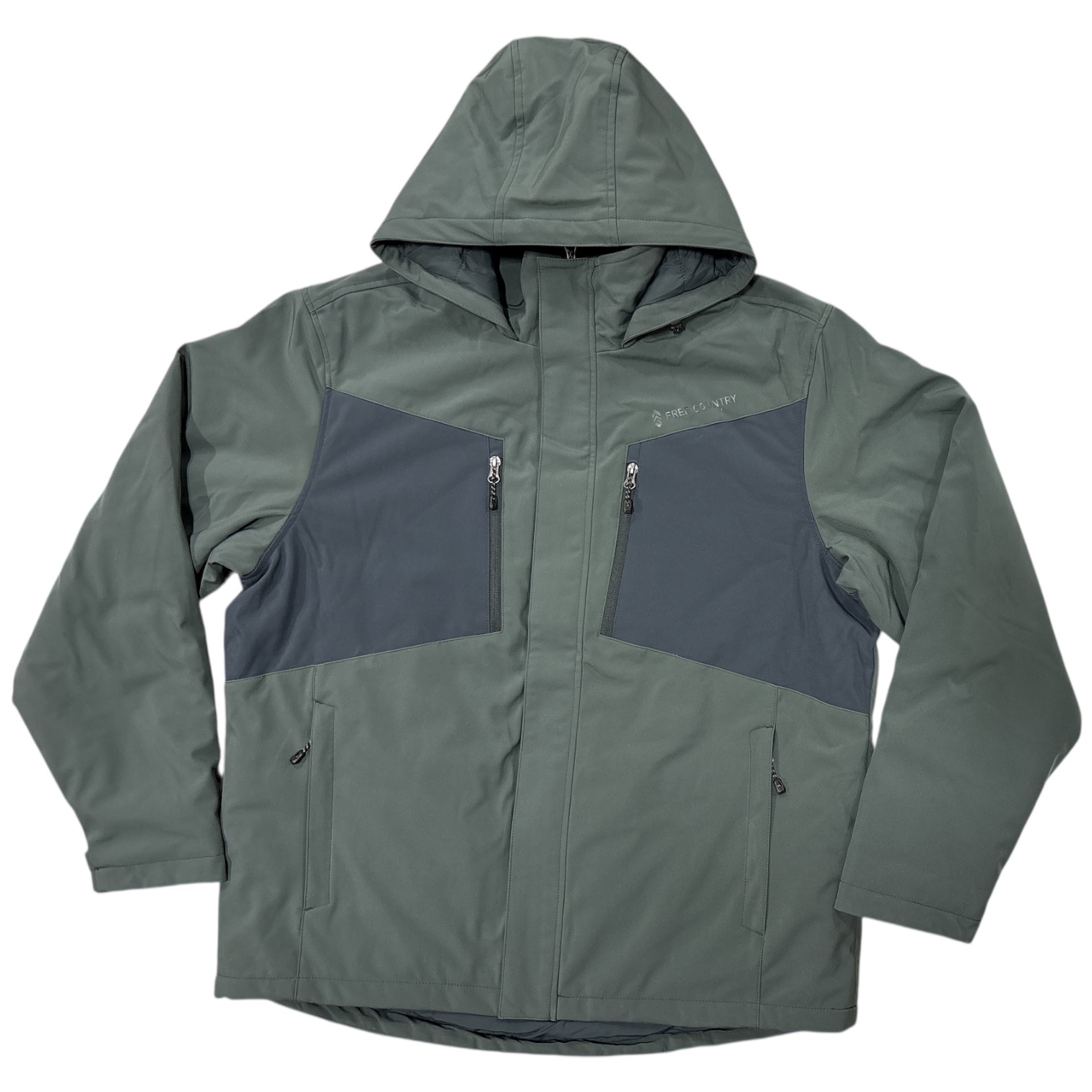 Free Country Mens 3 Bonded Layer Softshell Snow Jacket 521-MOF2248S 5190₽