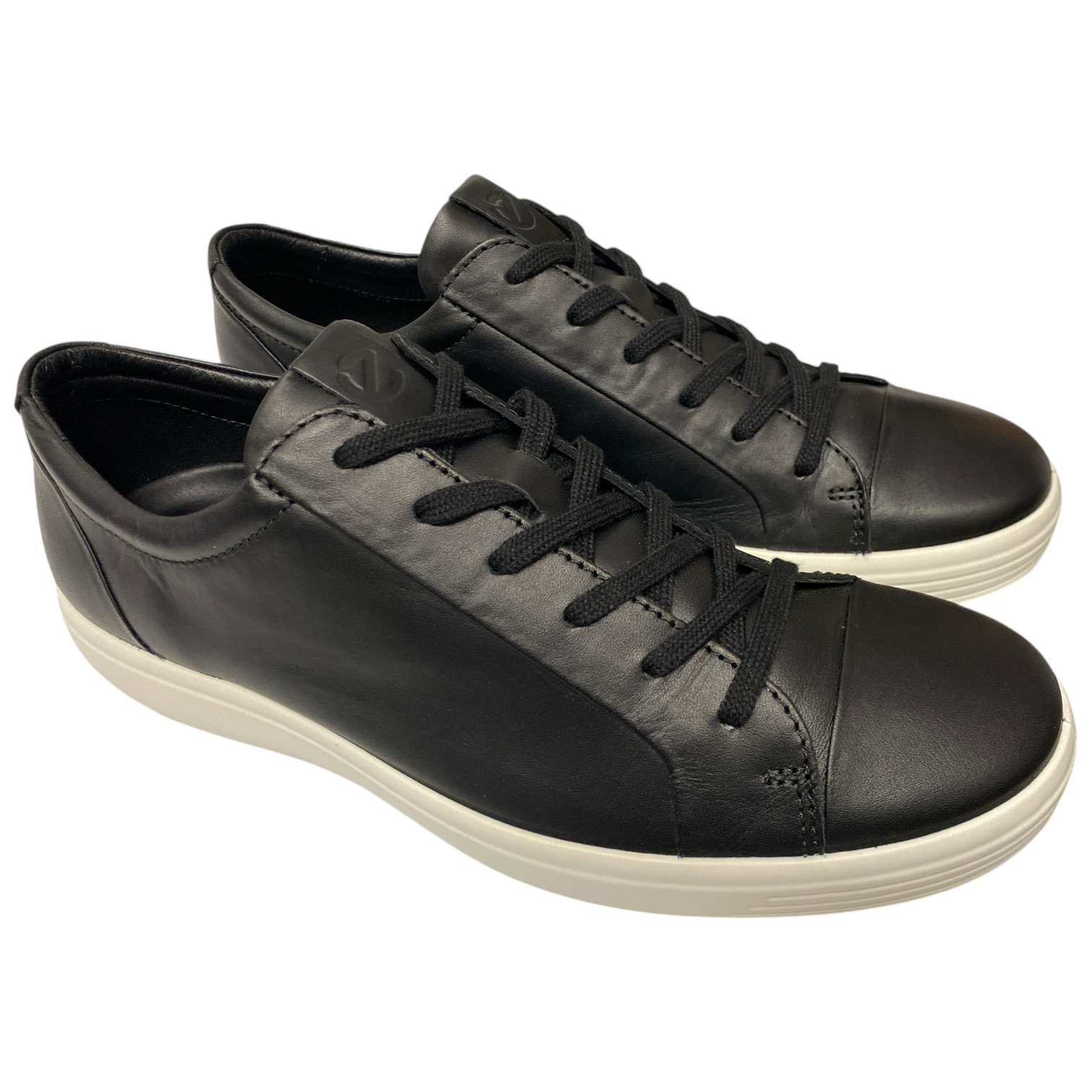 ECCO Men's Soft 7 City Full Grain Leather Sneaker with Leather Molded Insole - Picture 2 of 13