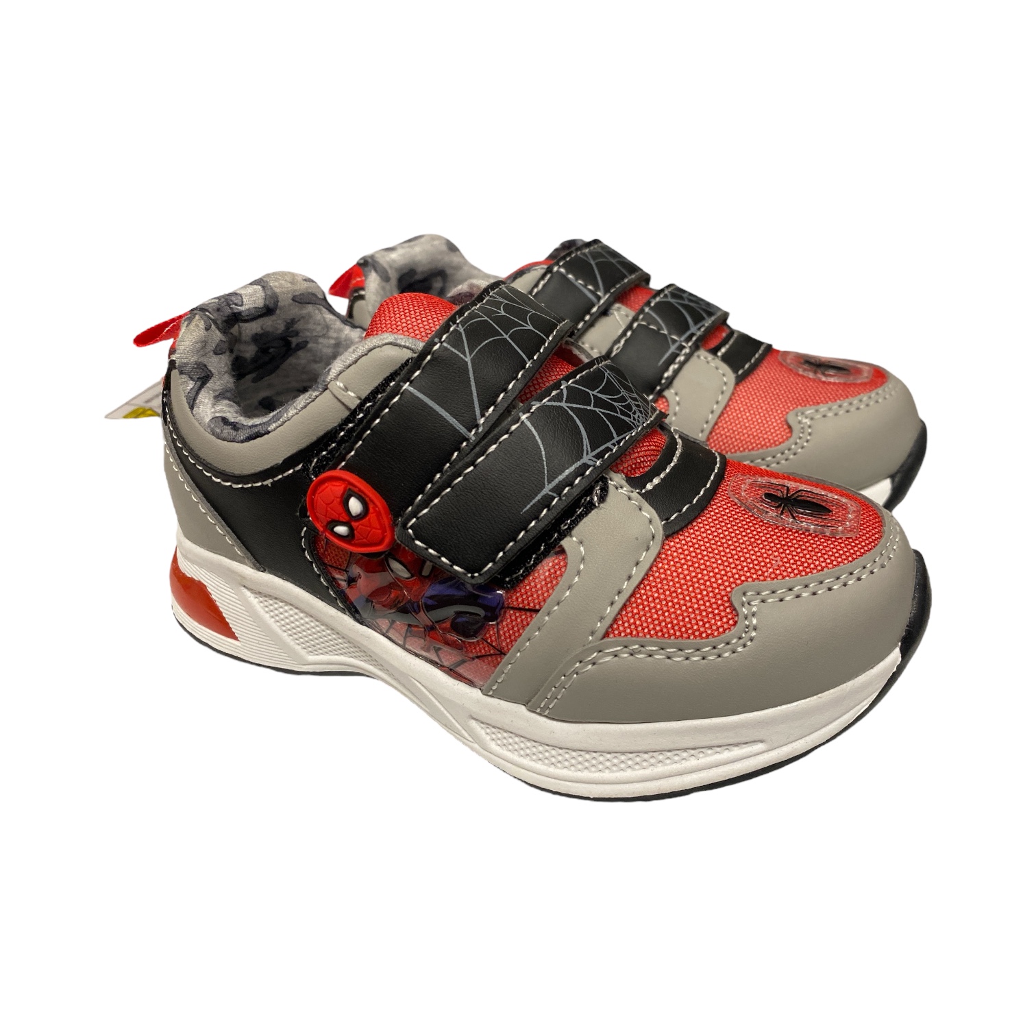 Ground Up Marvel Boy's Toddler Spiderman Light-Up Athletic