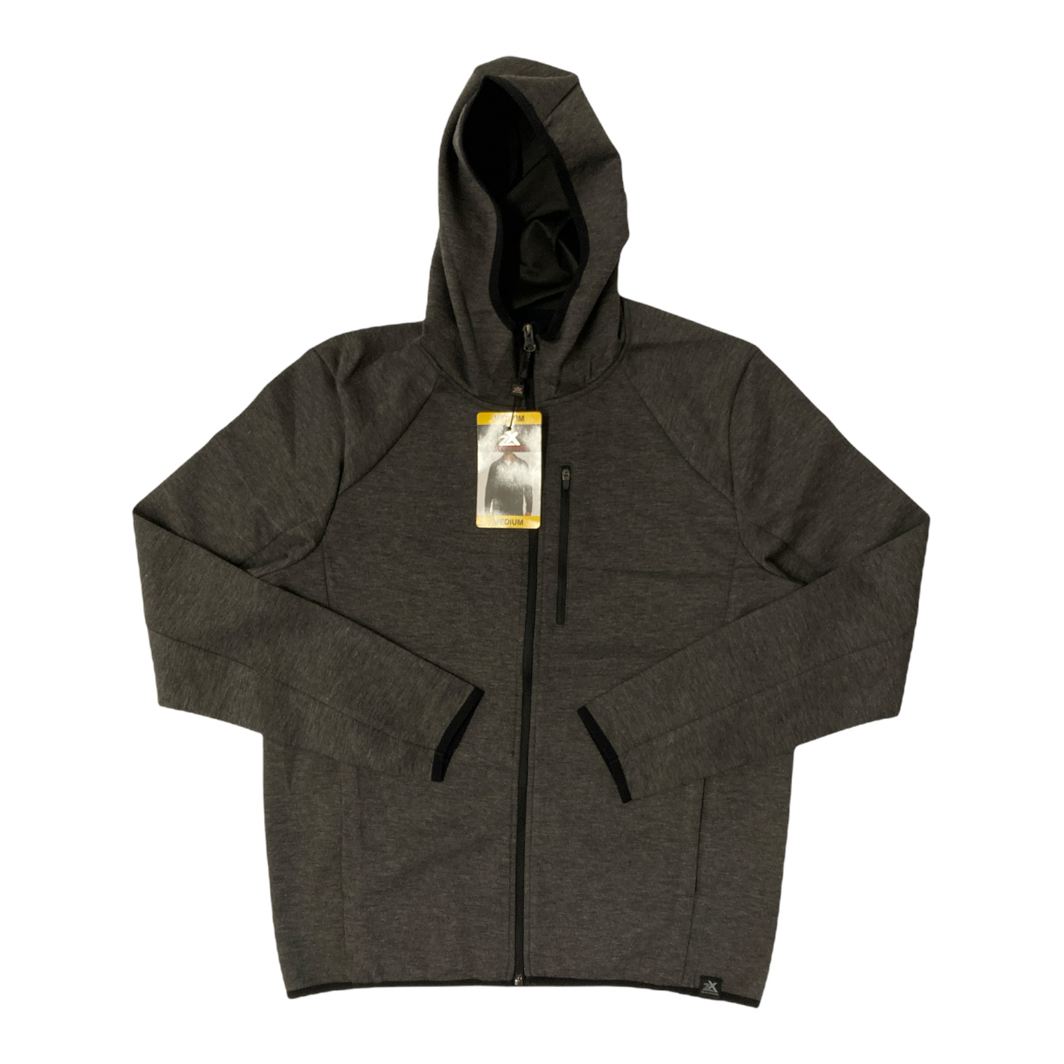 Мужская толстовка из технологичной флисовой ткани Zeroxposur с полной застежкой-молнией из эластичной ткани