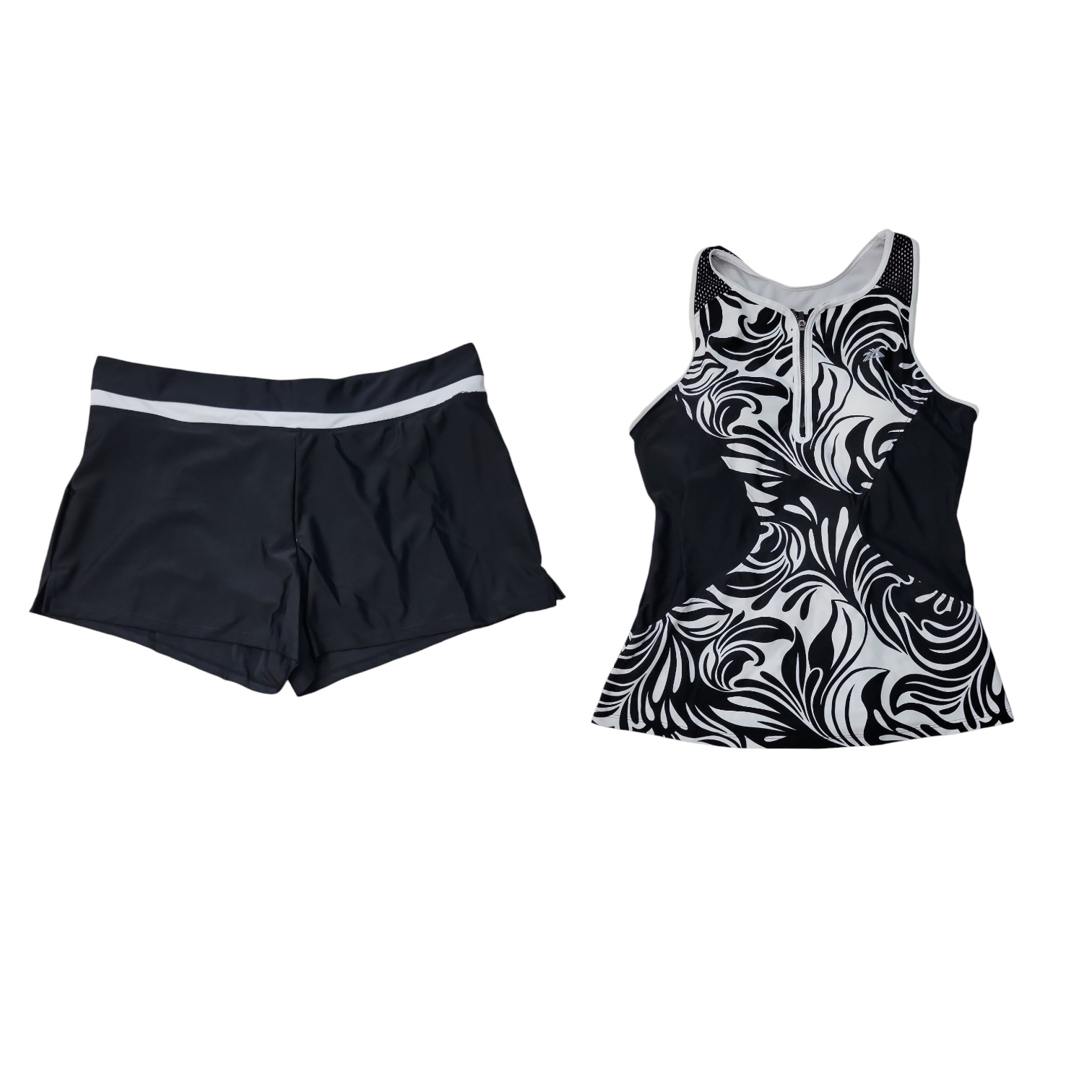 ZeroXposur Women's UPF Sun Protection 2-Piece Scuba Tankini Set - Picture 4 of 5