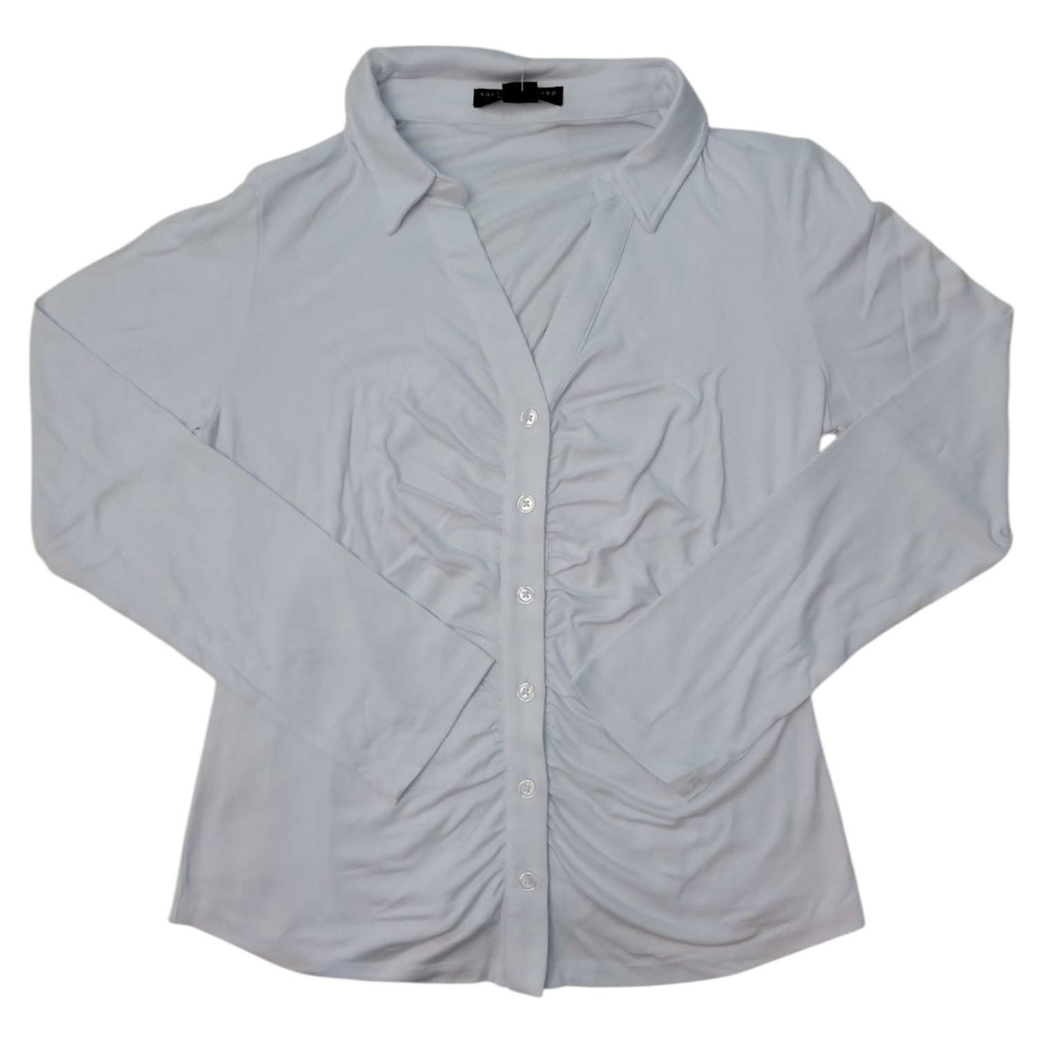 Social Standard by Sanctuary Women’s Ruched Button-Up Top