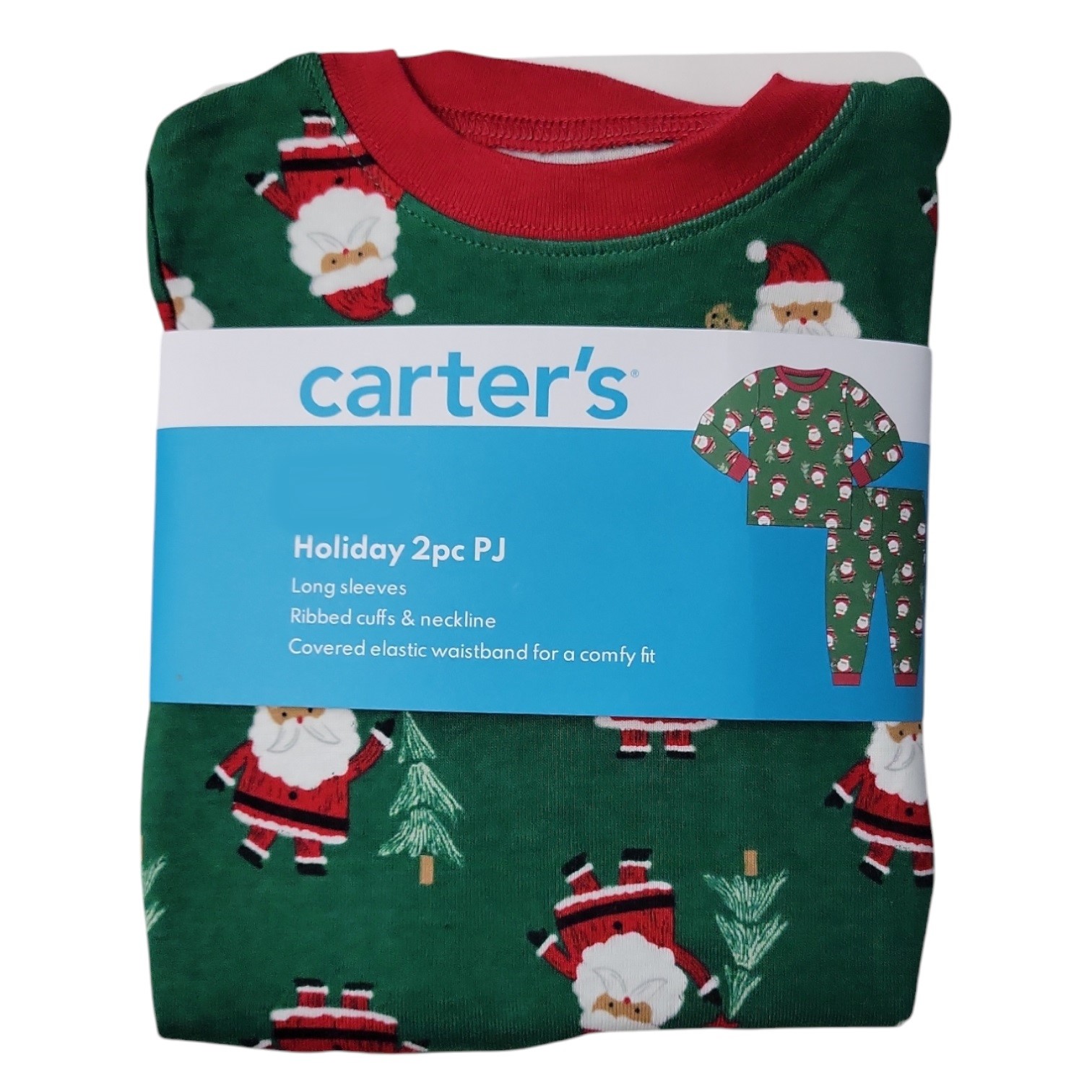 Carter's Baby & Toddler 2-Piece Holiday Soft Breathable Pajama Set - Picture 8 of 12