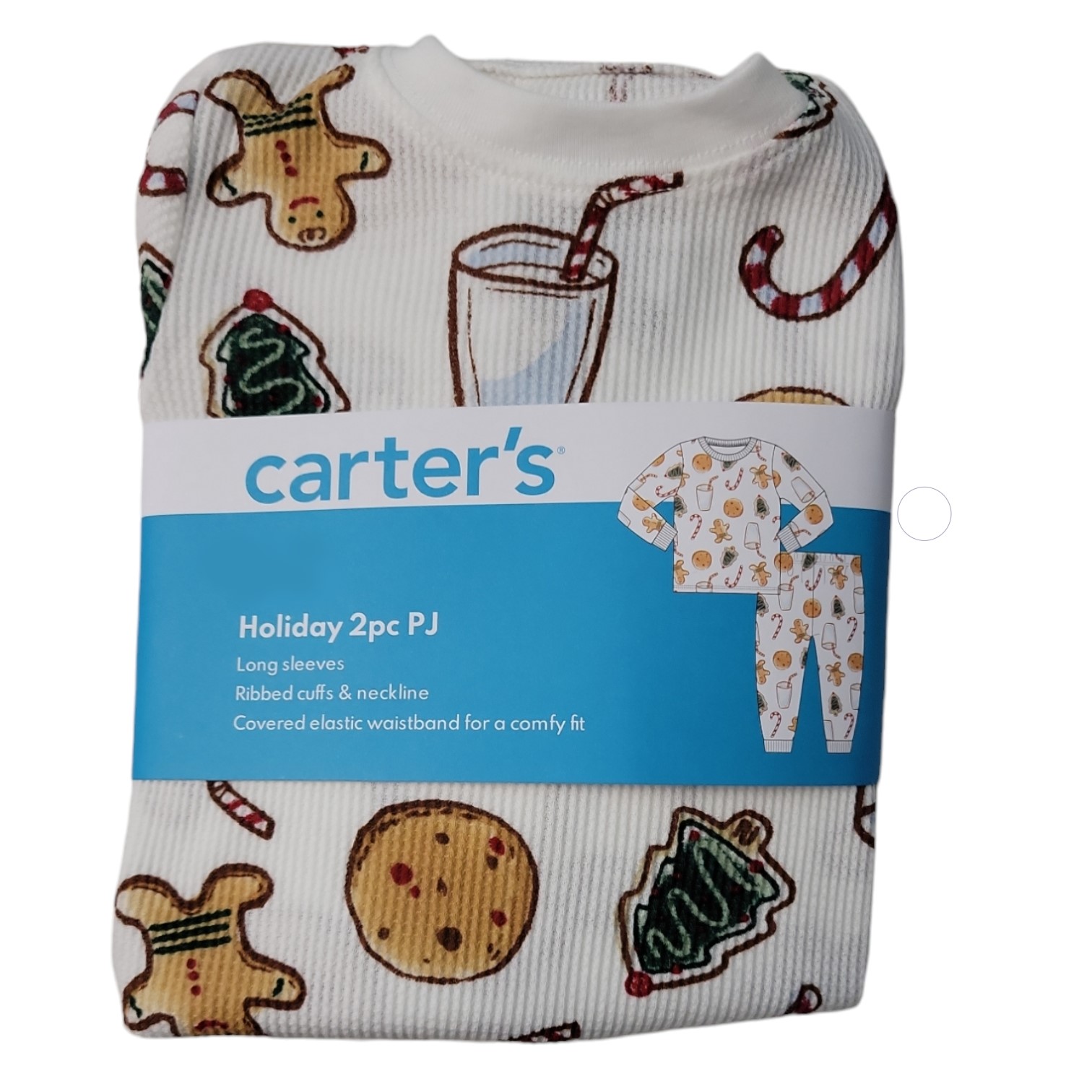 Carter's Baby & Toddler 2-Piece Holiday Soft Breathable Pajama Set - Picture 11 of 12