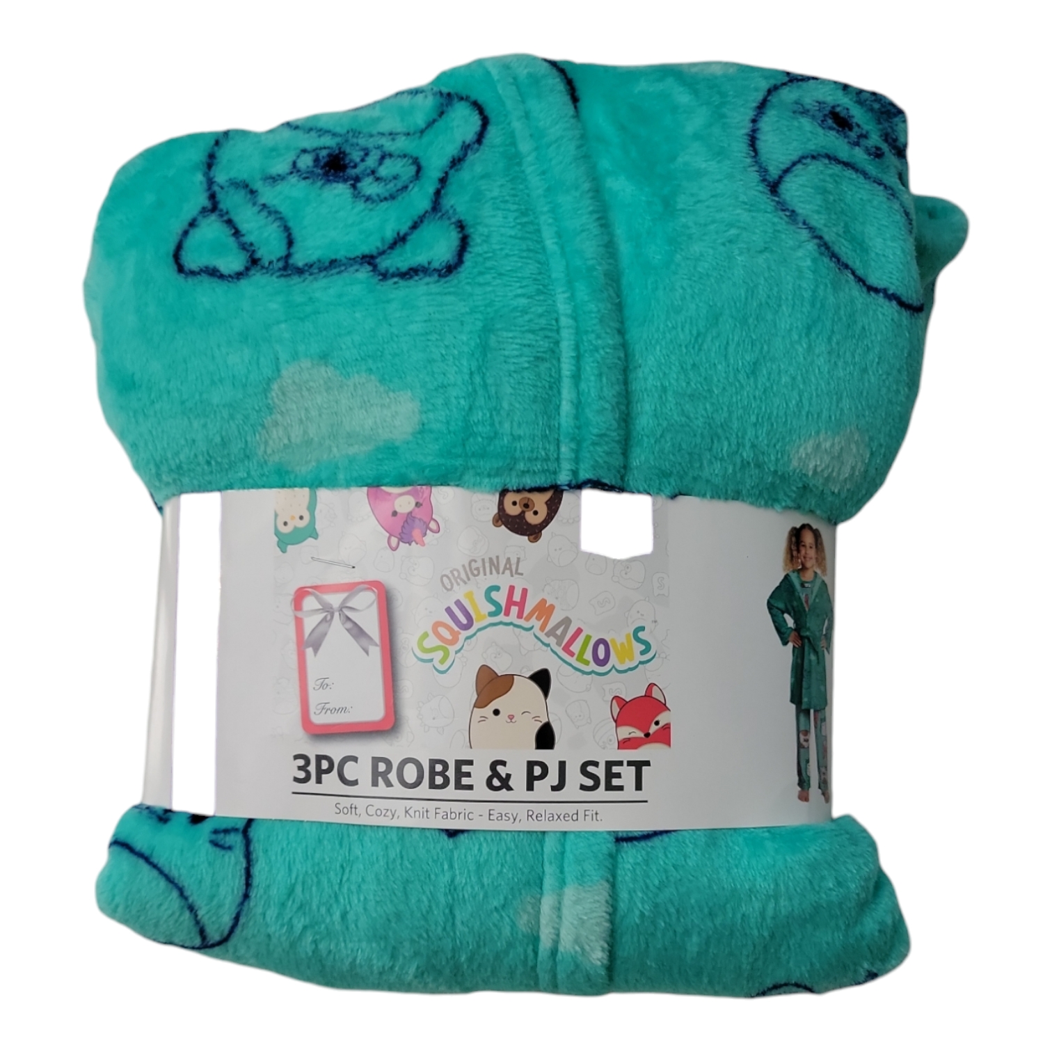 Character Girl's 3-Piece Super Soft Hooded Robe & Pajama Set - Picture 7 of 7