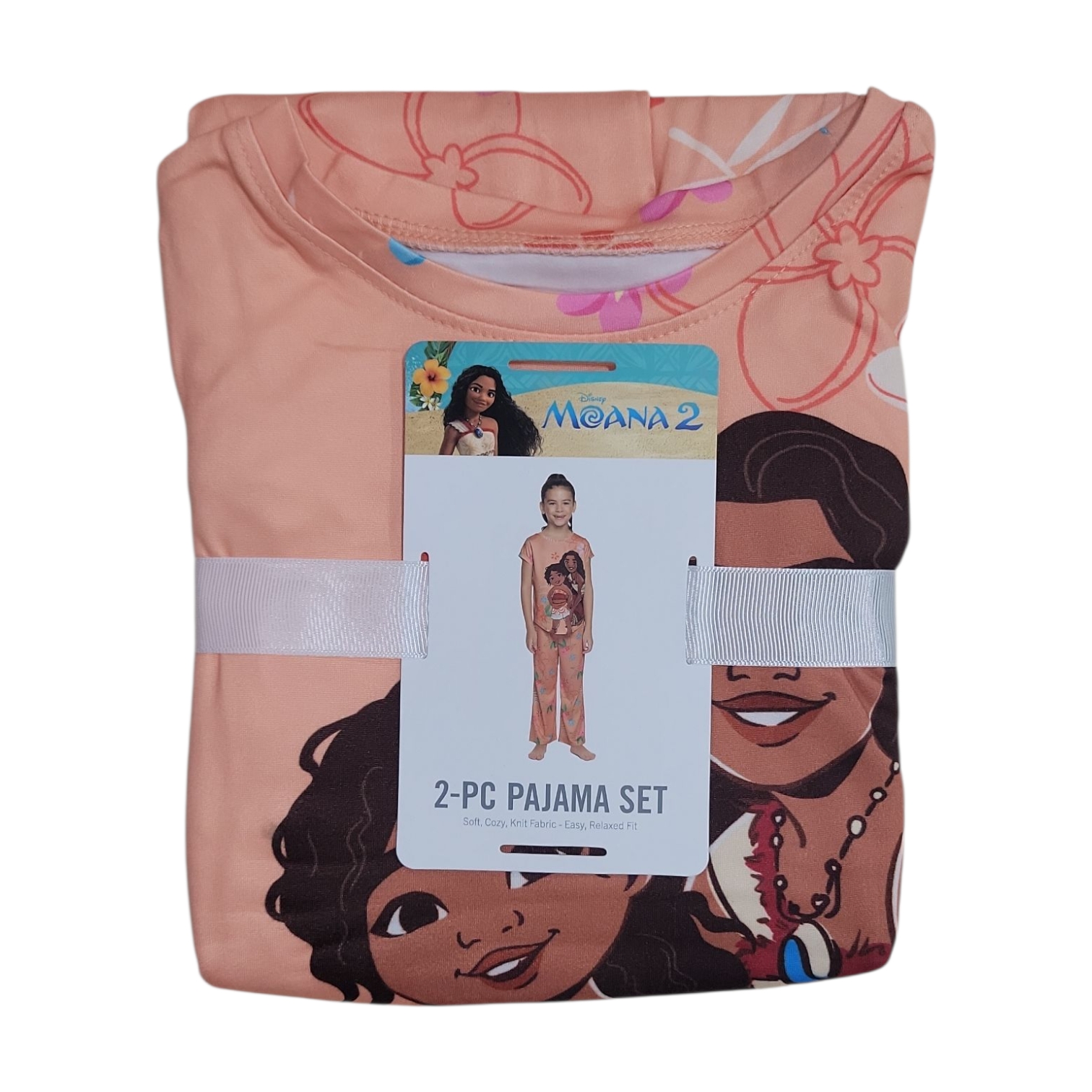 Character Girl's 2-Piece Short Sleeve Top & Jogger Pajama Set - Picture 5 of 9