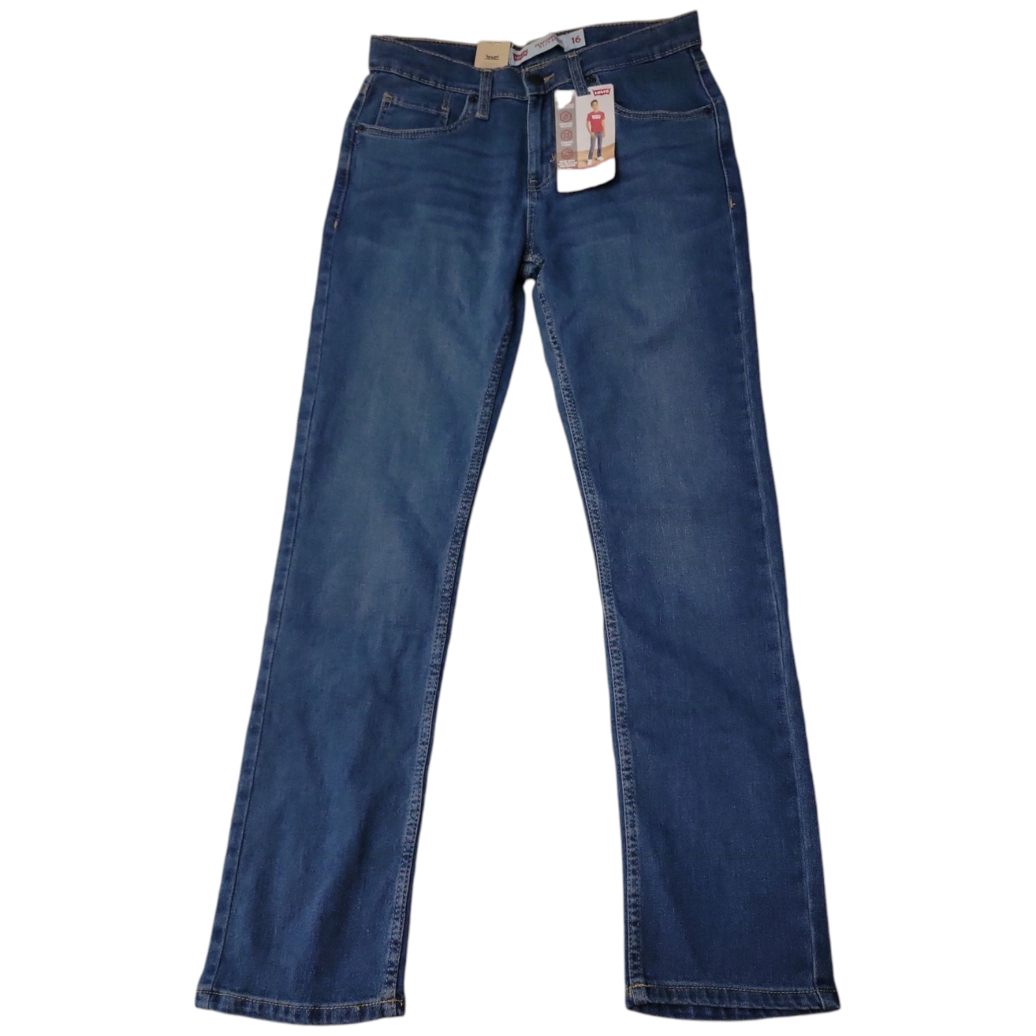 Levi's Boys 511 Mid-Rise Comfort Flex Stretch Denim Jeans - Bild 5 von 6