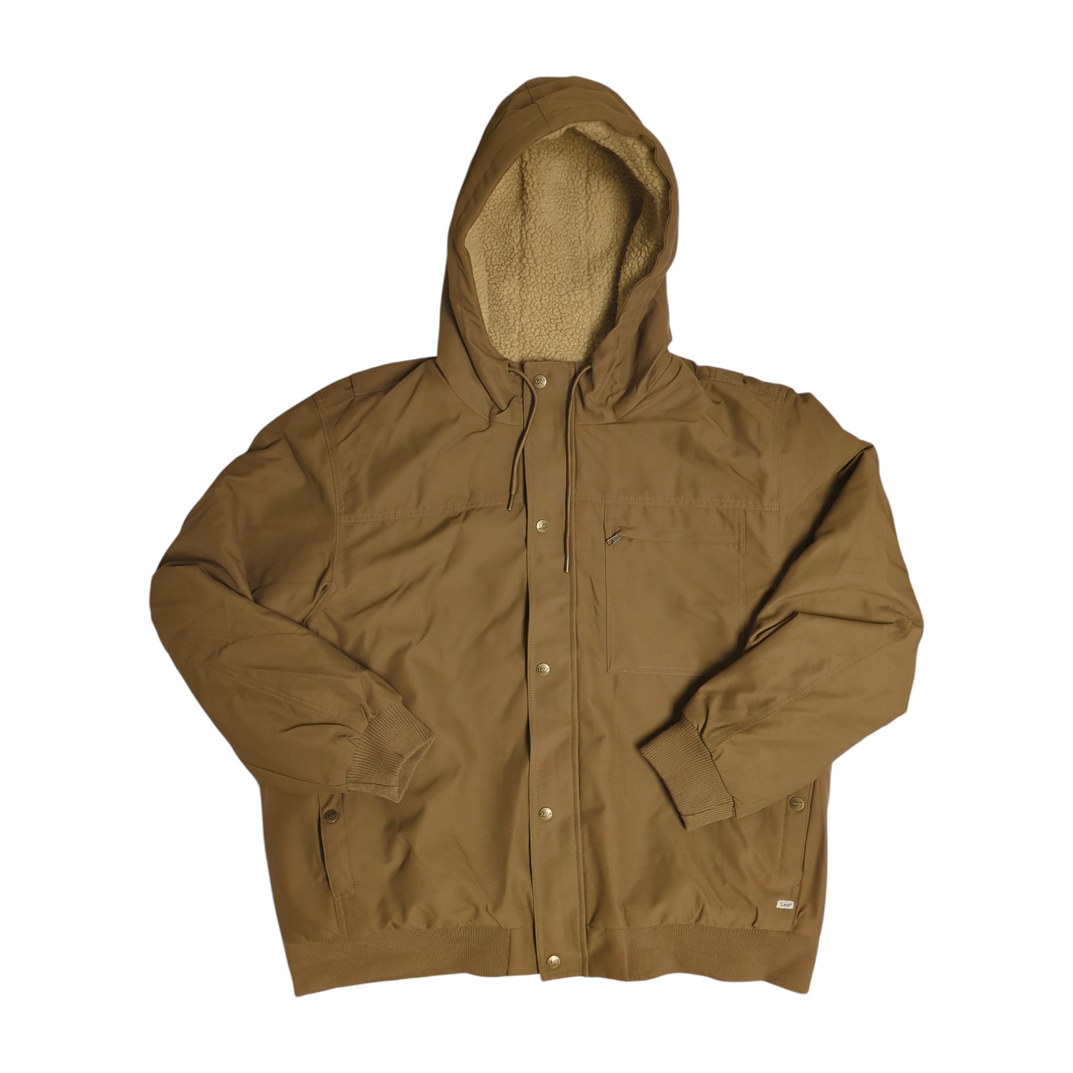 Lee Men’s Oxford Workwear Sherpa Lined Bomber Jacket
